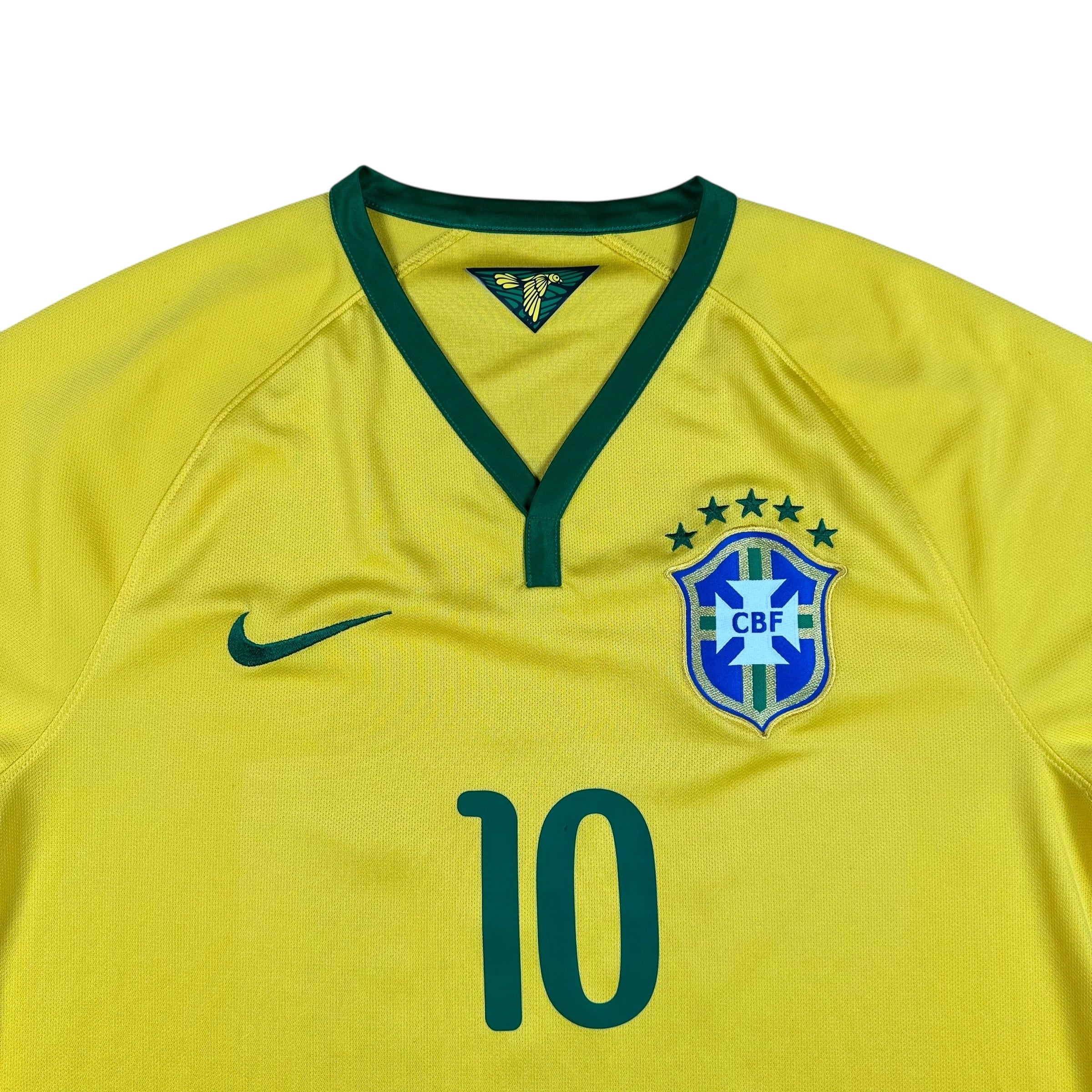 Brazil 2014 Home Shirt (M) Neymar Jr #11