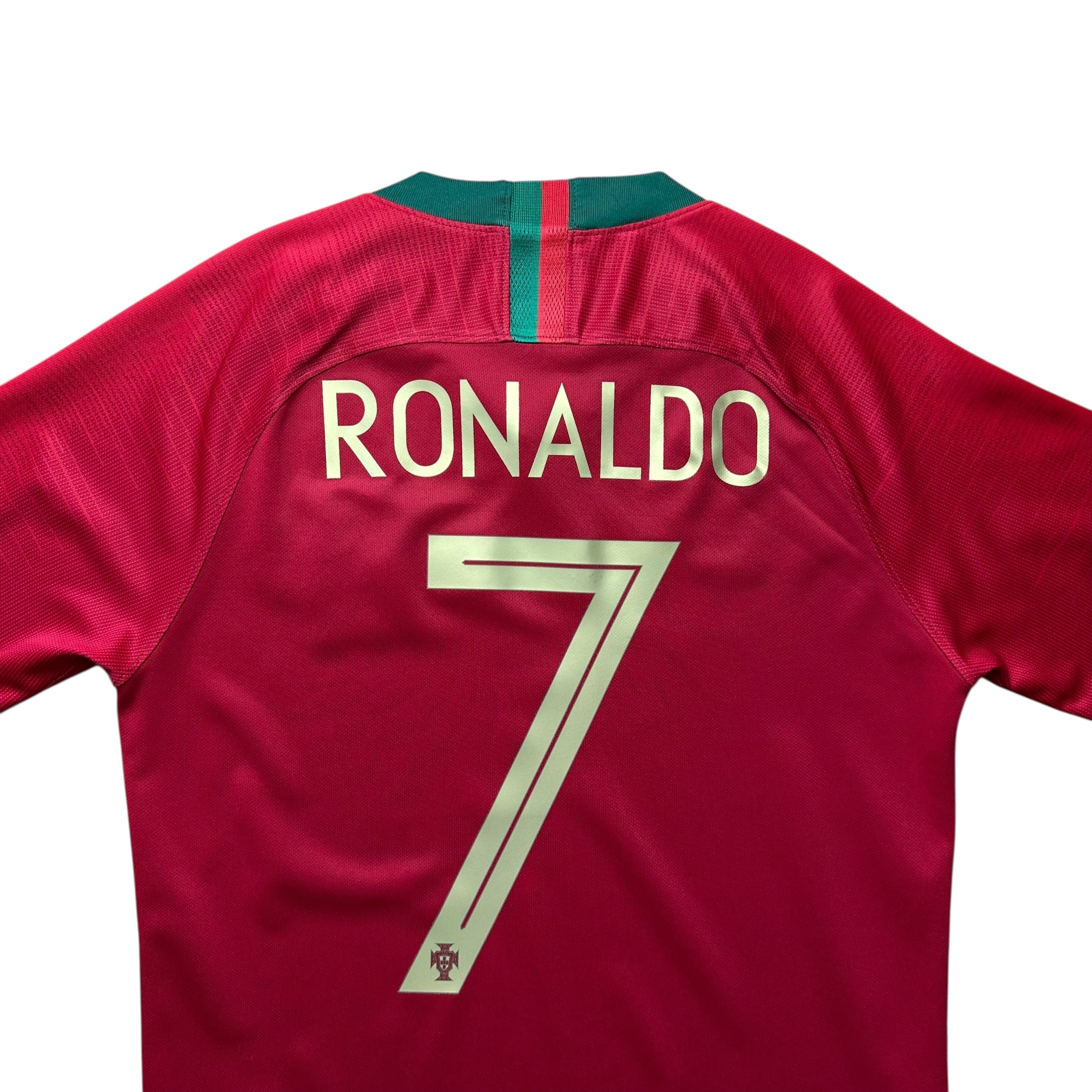 Portugal 2018 Home Shirt (S) Ronaldo #7