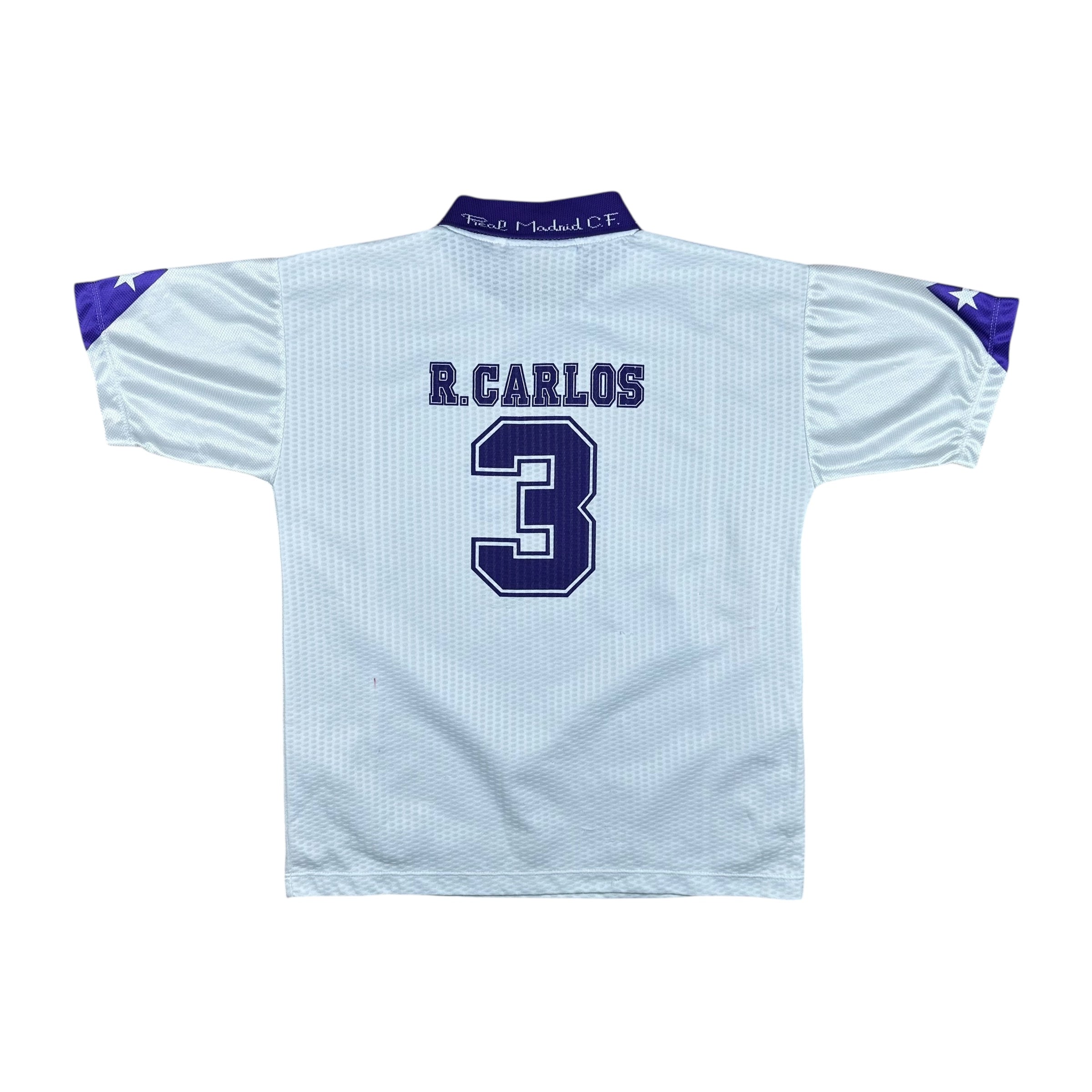 Real Madrid 1997-98 Home Shirt (XS) R.Carlos #3