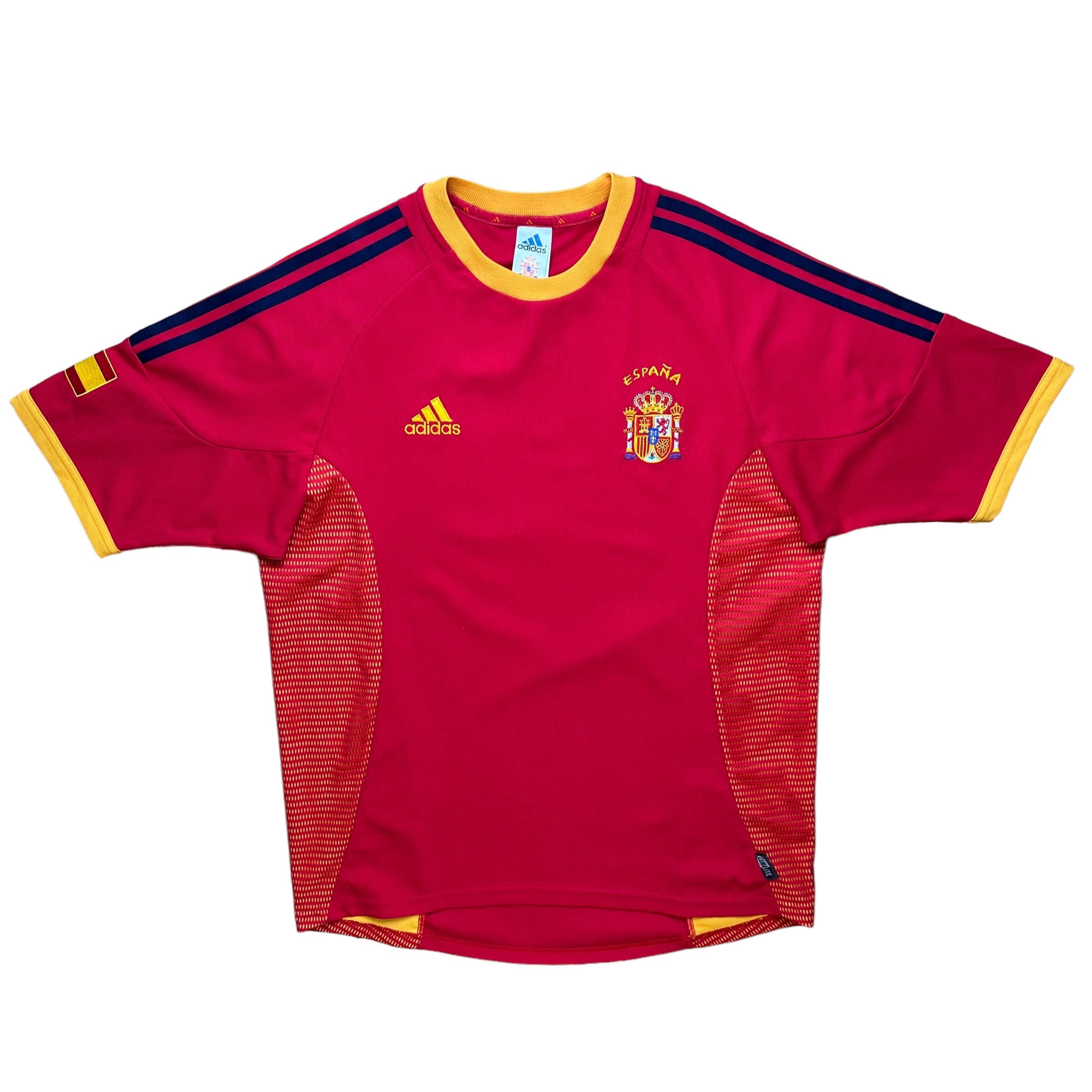 Spain 2002 Home Shirt (M) Raul #9