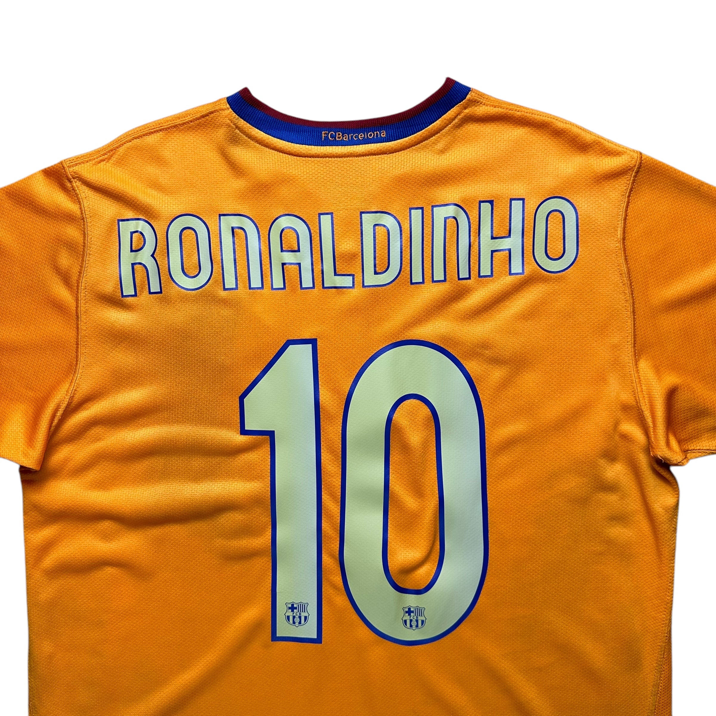 Barcelona 2006-07 Away Shirt (M) Ronaldinho #10