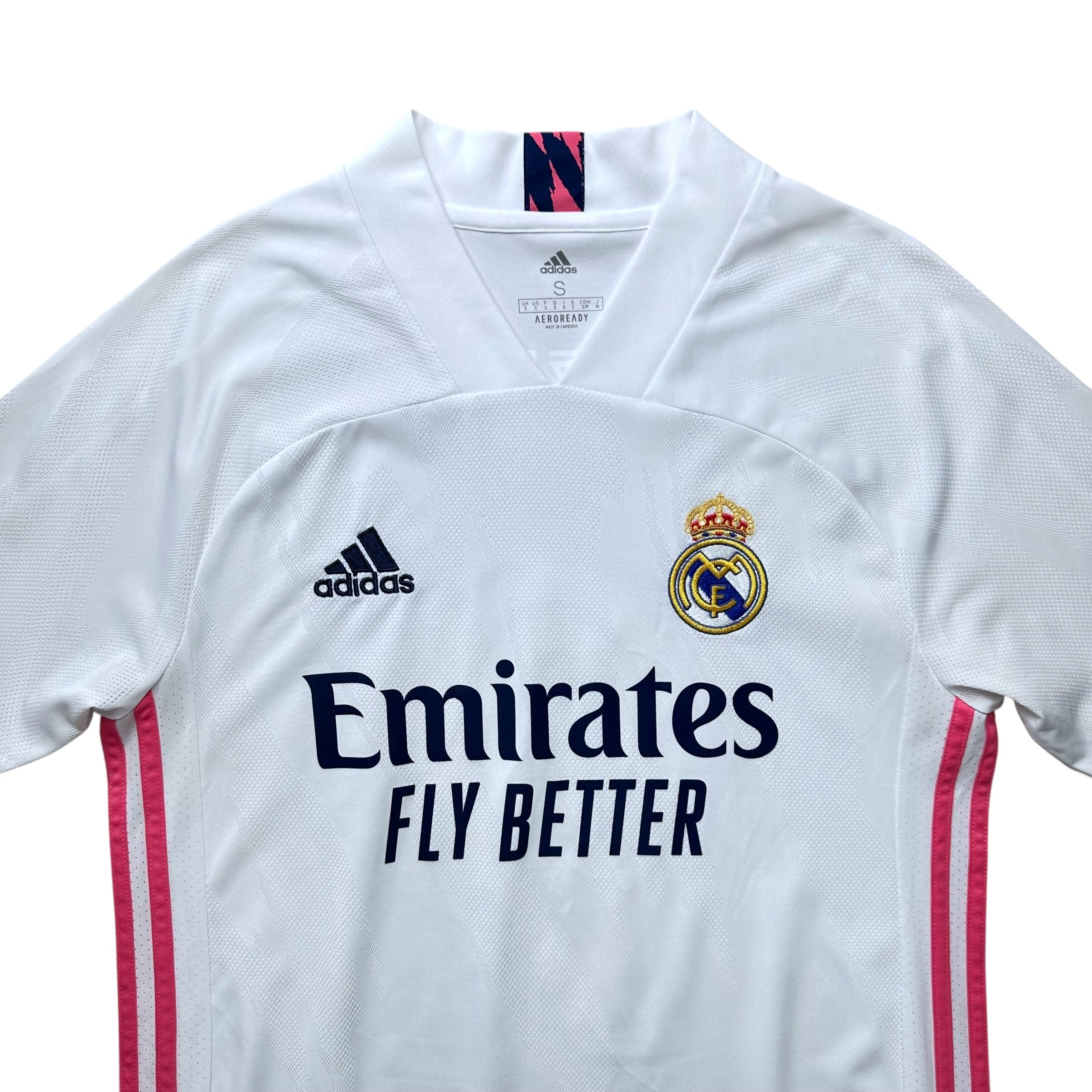 Real Madrid 2020-21 Home Shirt (S) Benzema #9