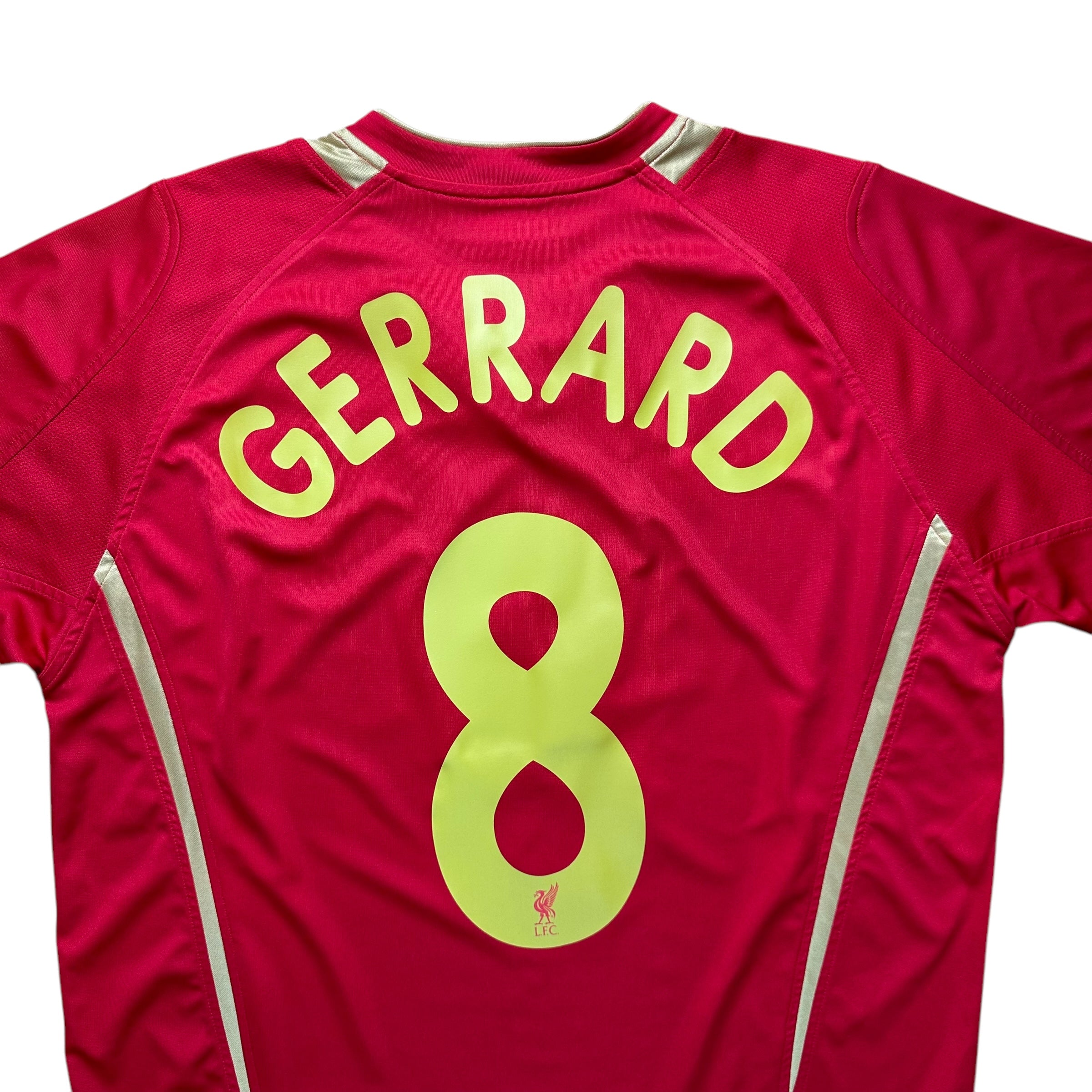 Liverpool 2005-06 European Home Shirt (M) Gerrard #8