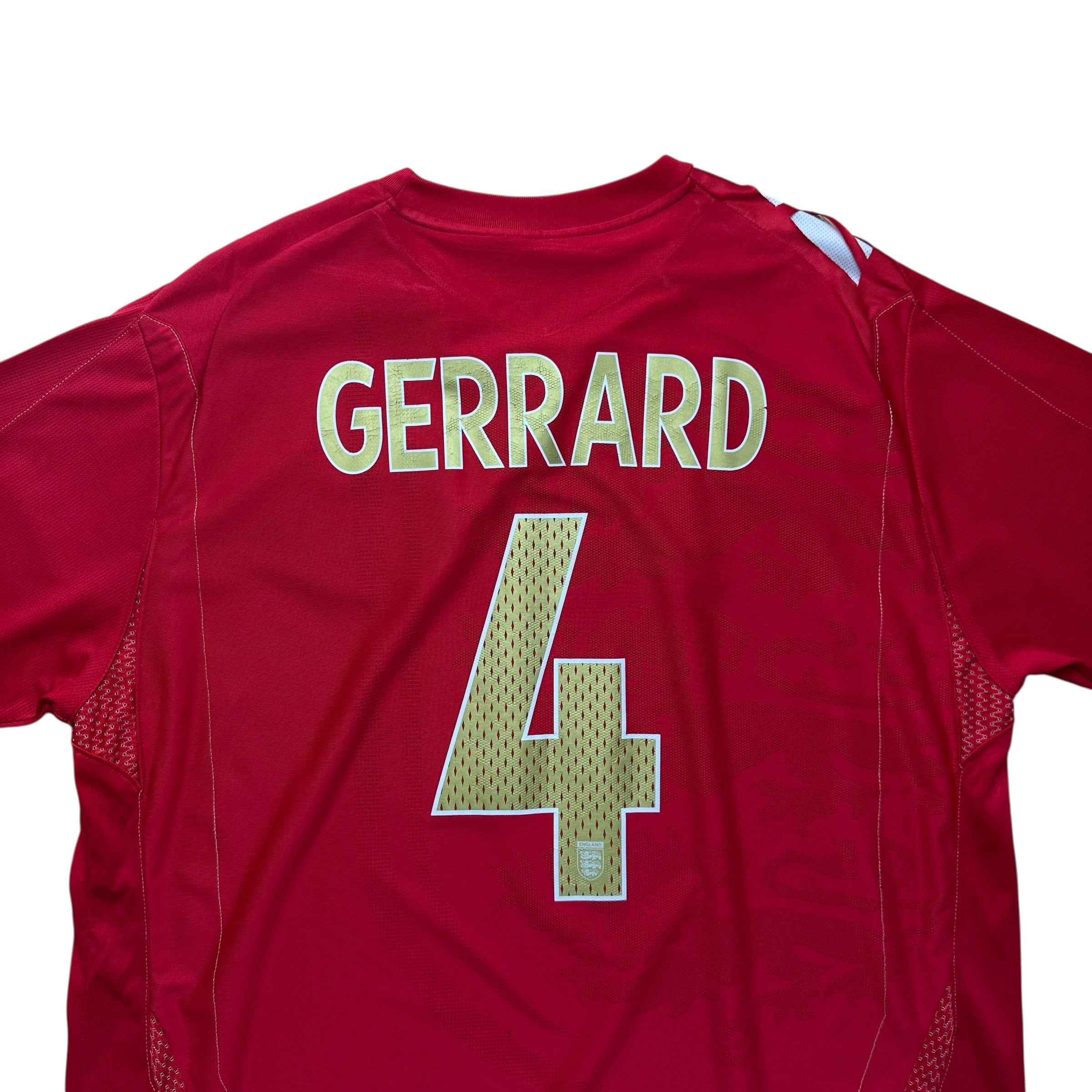 England 2006 Away Shirt (XL) Gerrard #4