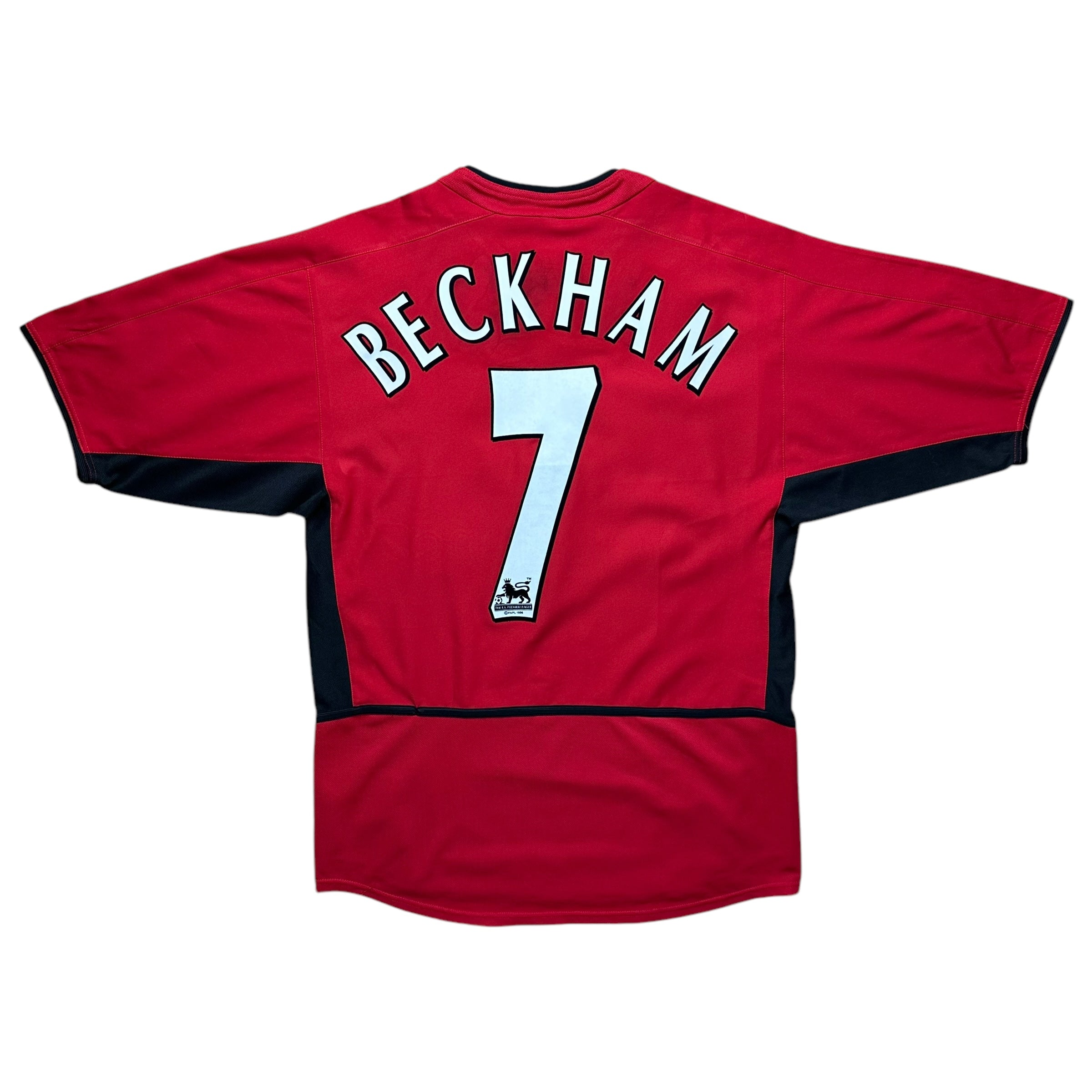 Manchester United 2002-03 Home Shirt (M) Beckham #7