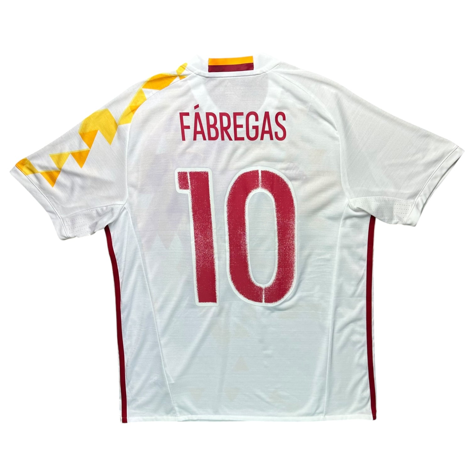 Spain 2016 Away Shirt (L) Fabregas #10