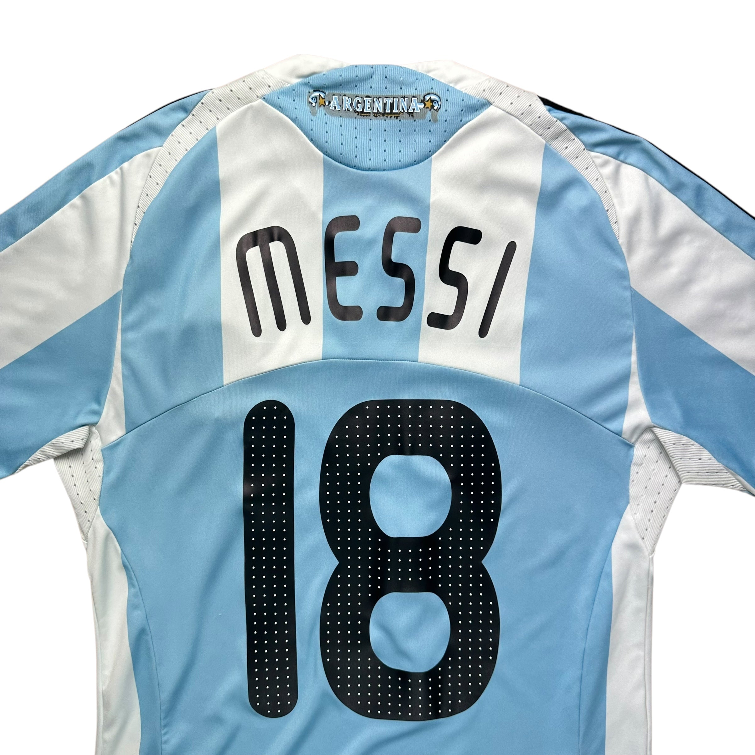 Argentina 2008 Home Shirt (S) Messi #18