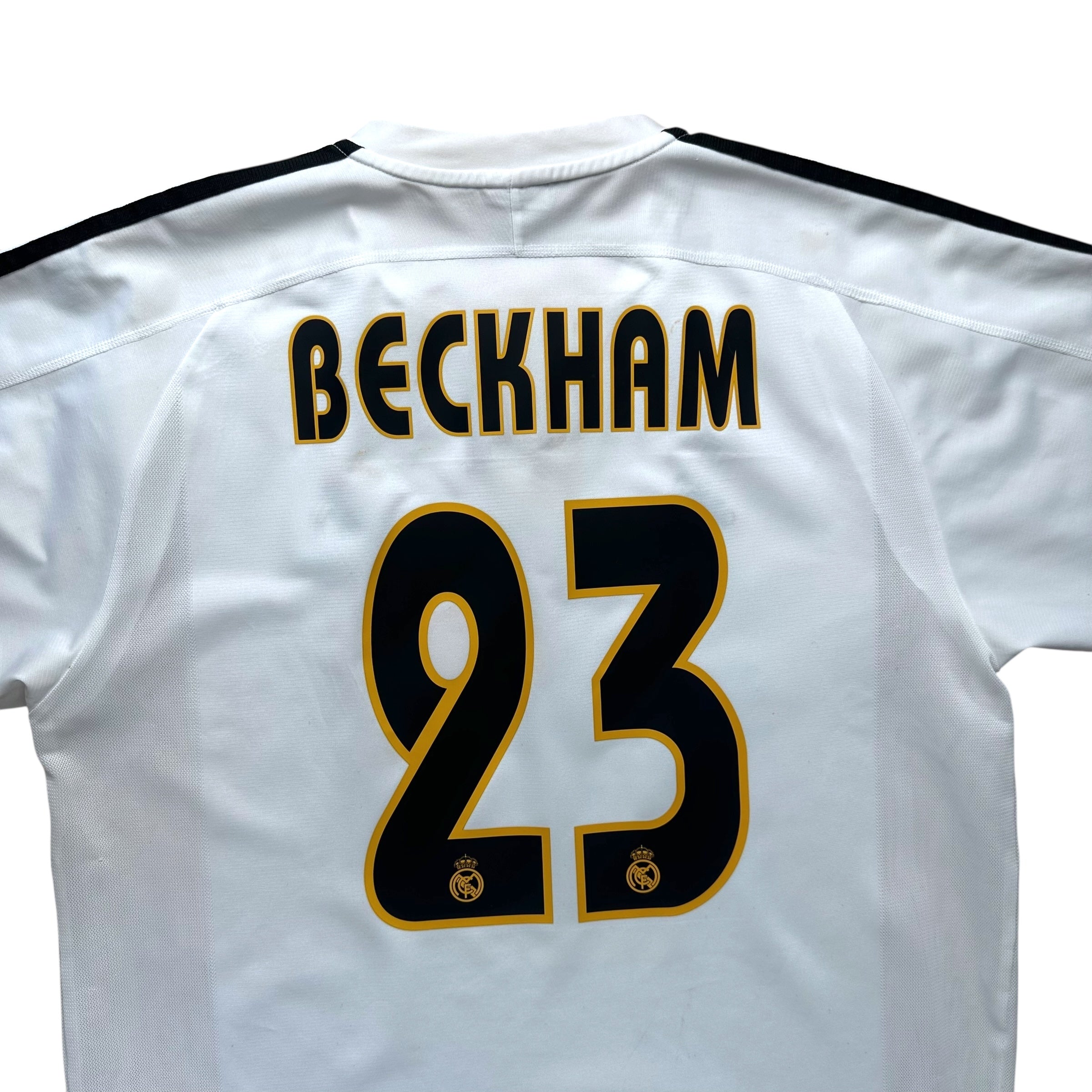 Real Madrid 2003-04 Home Shirt (L) Beckham #23