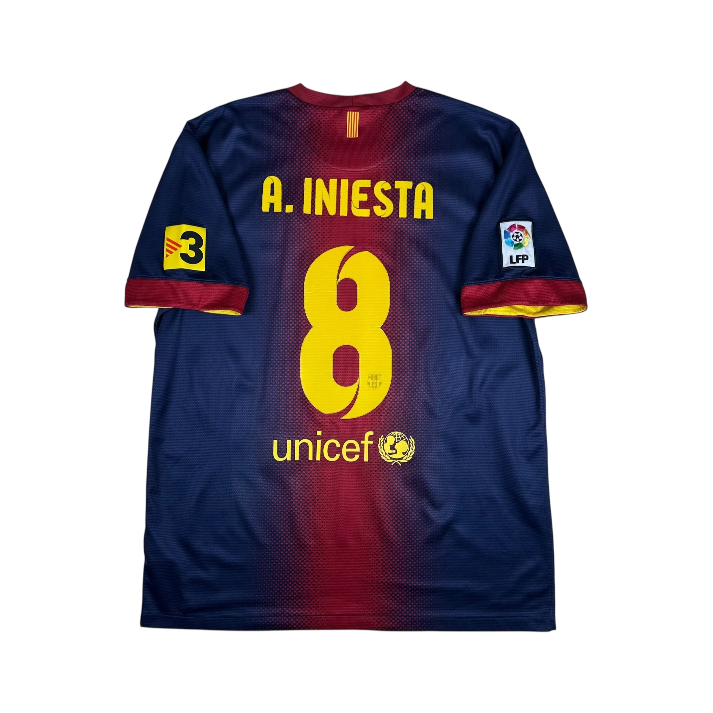 Barcelona 2012-13 Home Shirt (L) Iniesta #8