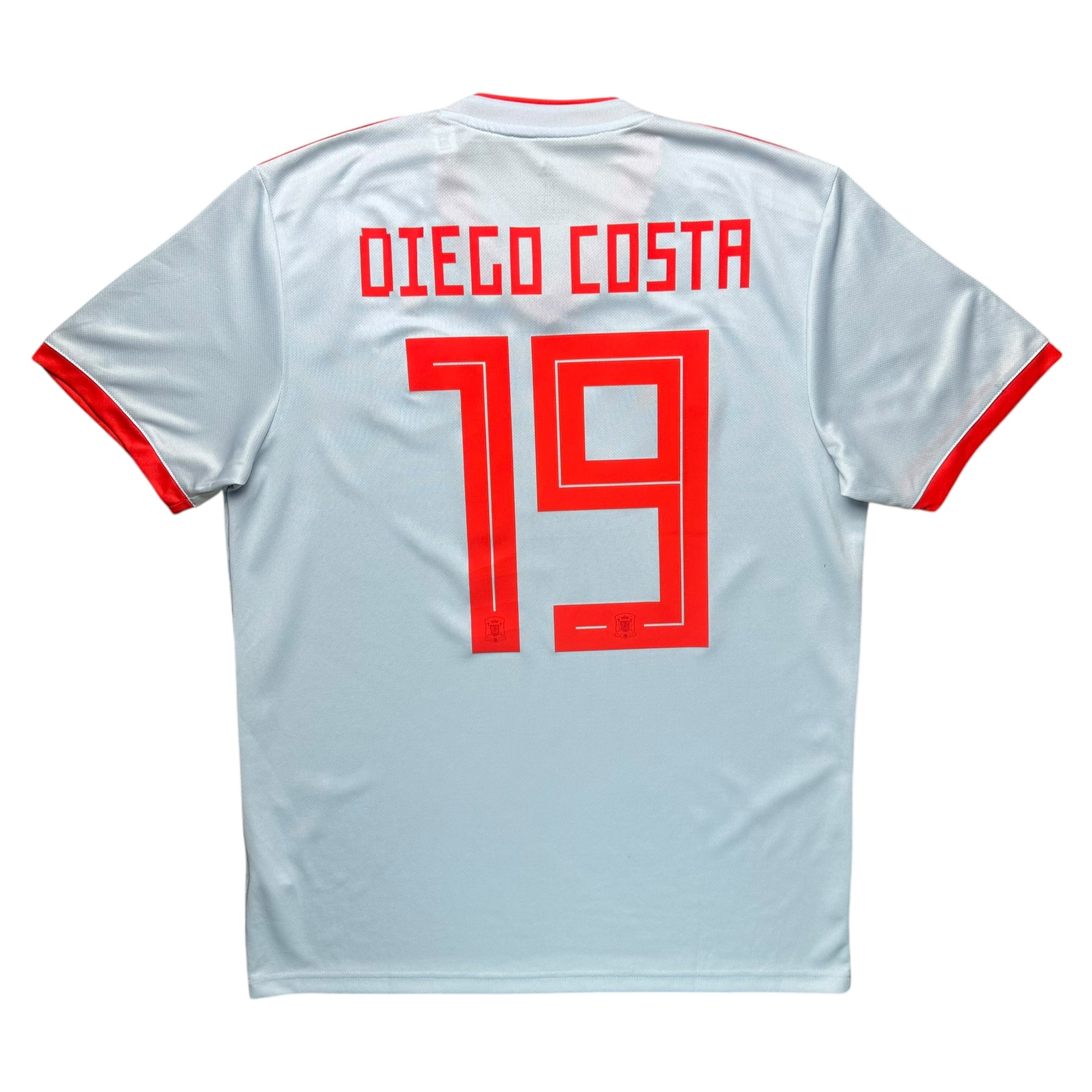 Spain 2018 Away Shirt (M) Diego Costa #19