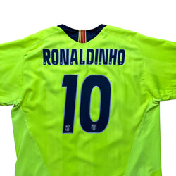 Barcelona 2005-06 Away Shirt (XL) Ronaldinho #10