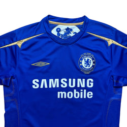 Chelsea 2005-06 Home Shirt (M) Drogba #15