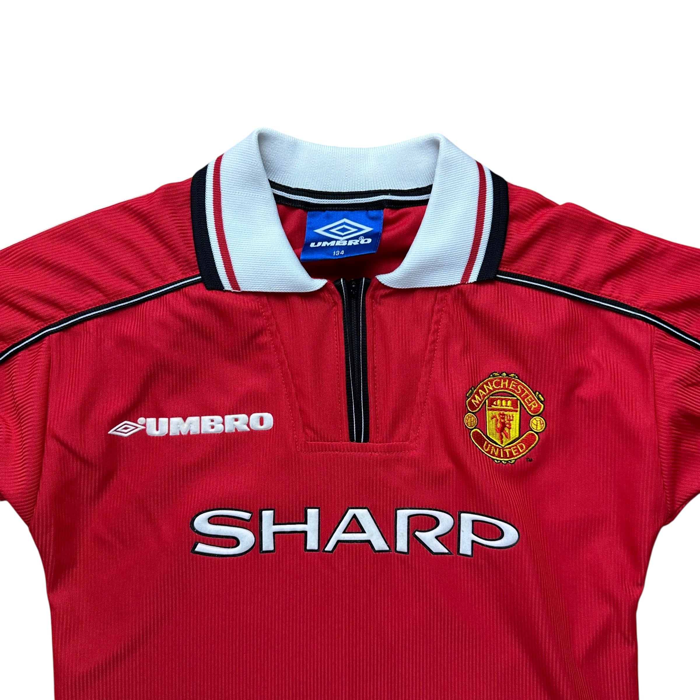 Manchester United 1998-00 Home Shirt (8-9 Years)