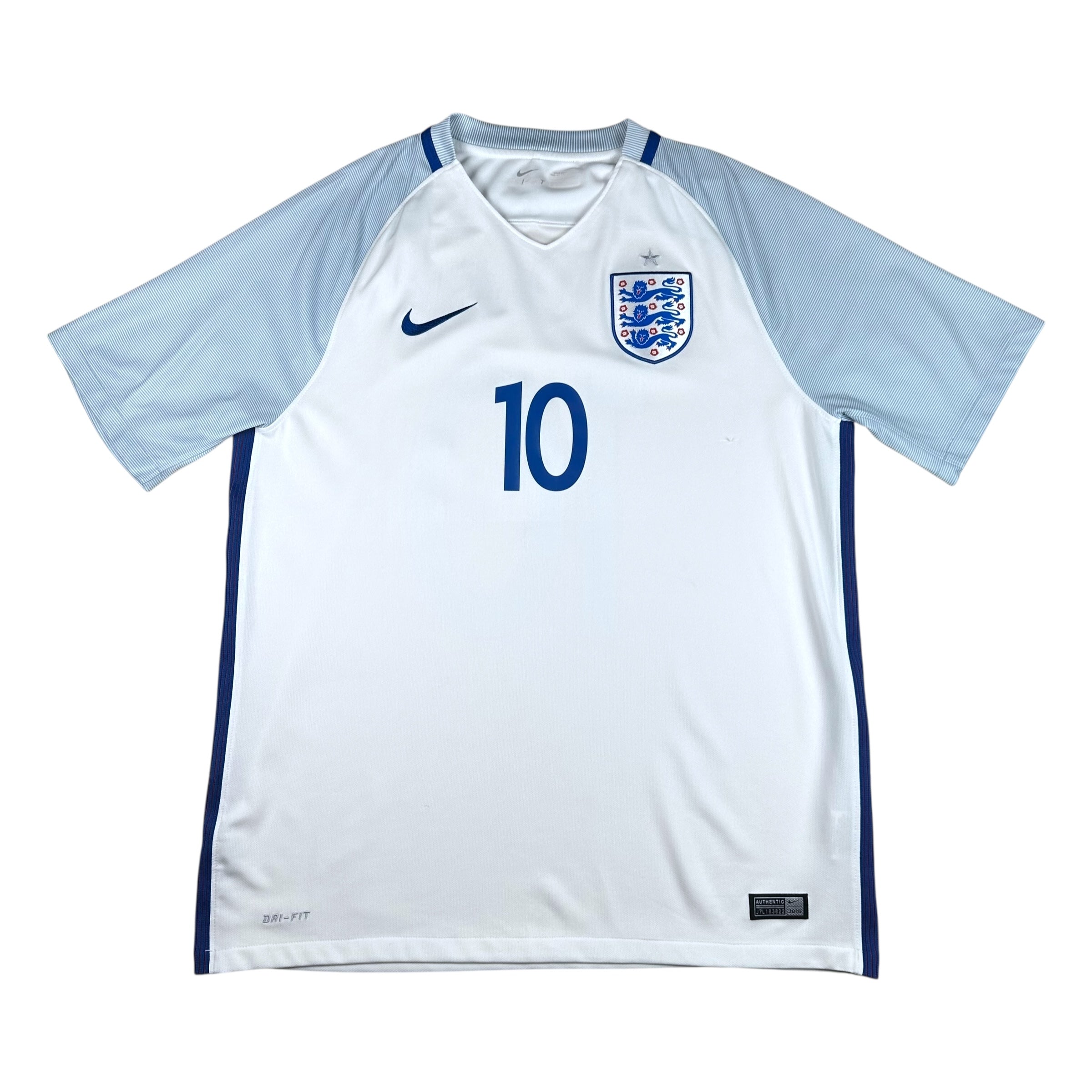 England 2016 Home Shirt (L) Rooney #10