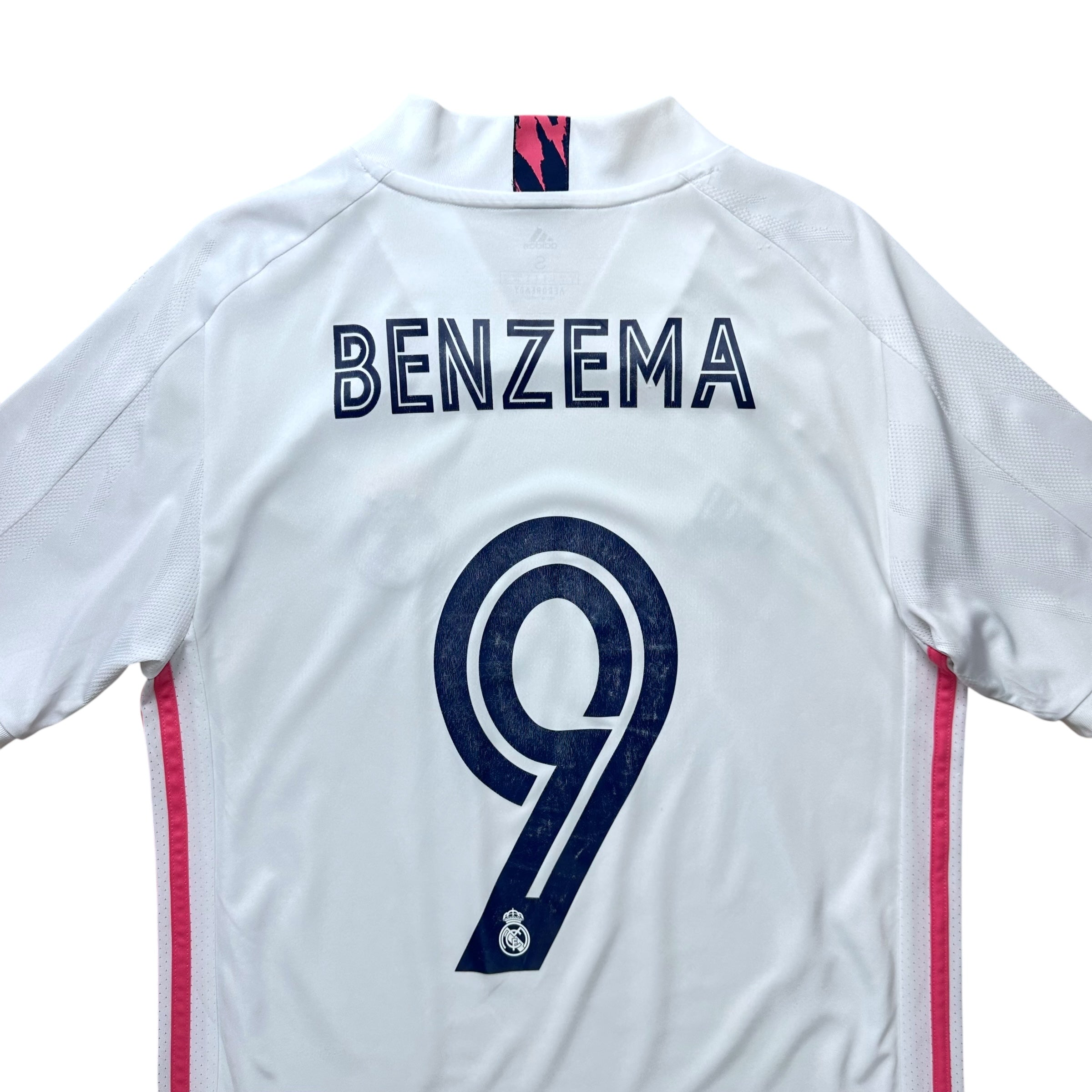 Real Madrid 2020-21 Home Shirt (S) Benzema #9