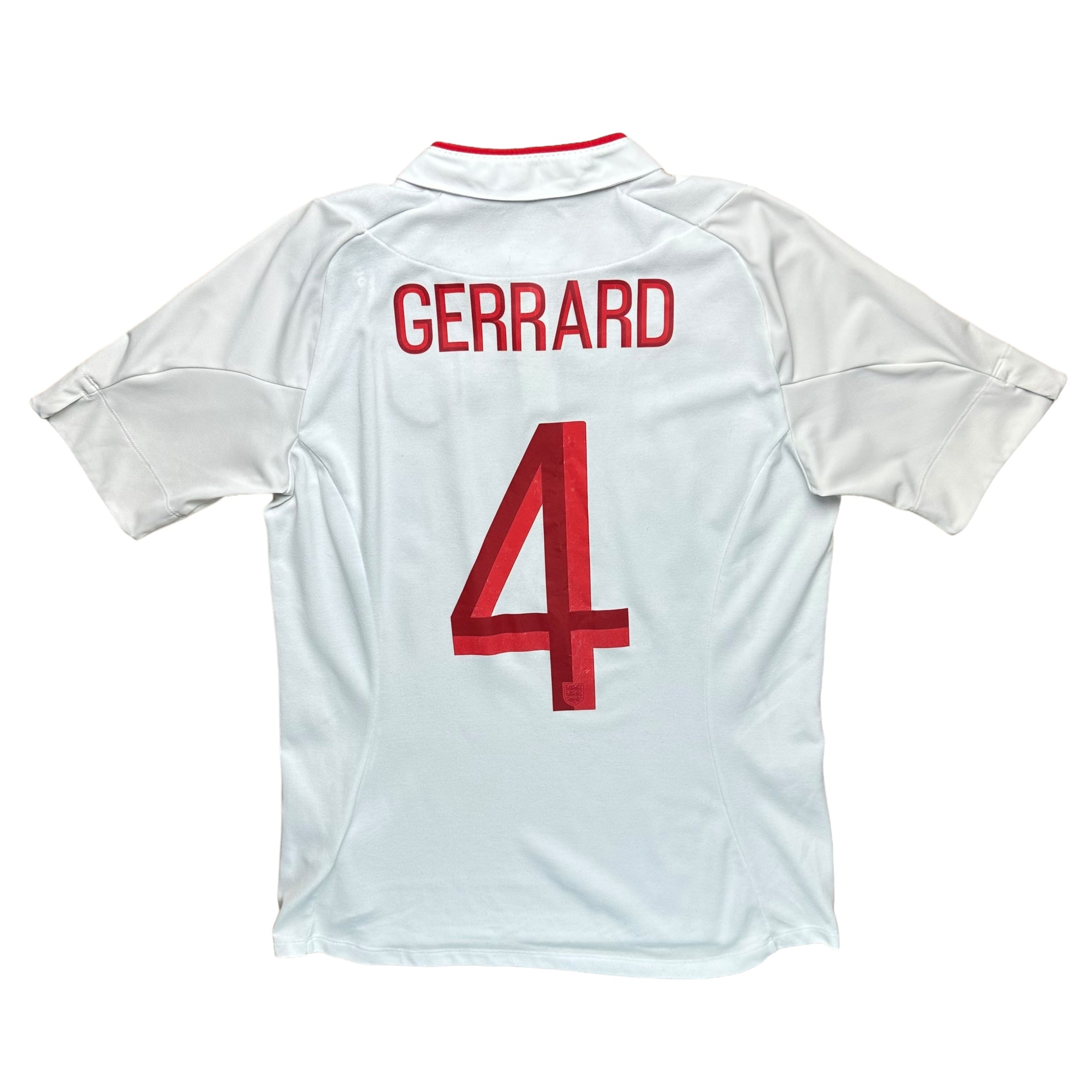 England 2012 Home Shirt (Youth) Gerrard #4