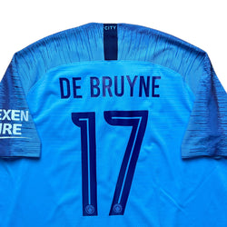 Manchester City 2018-19 Vapor-Knit Home Shirt (XL) De Bruyne #17