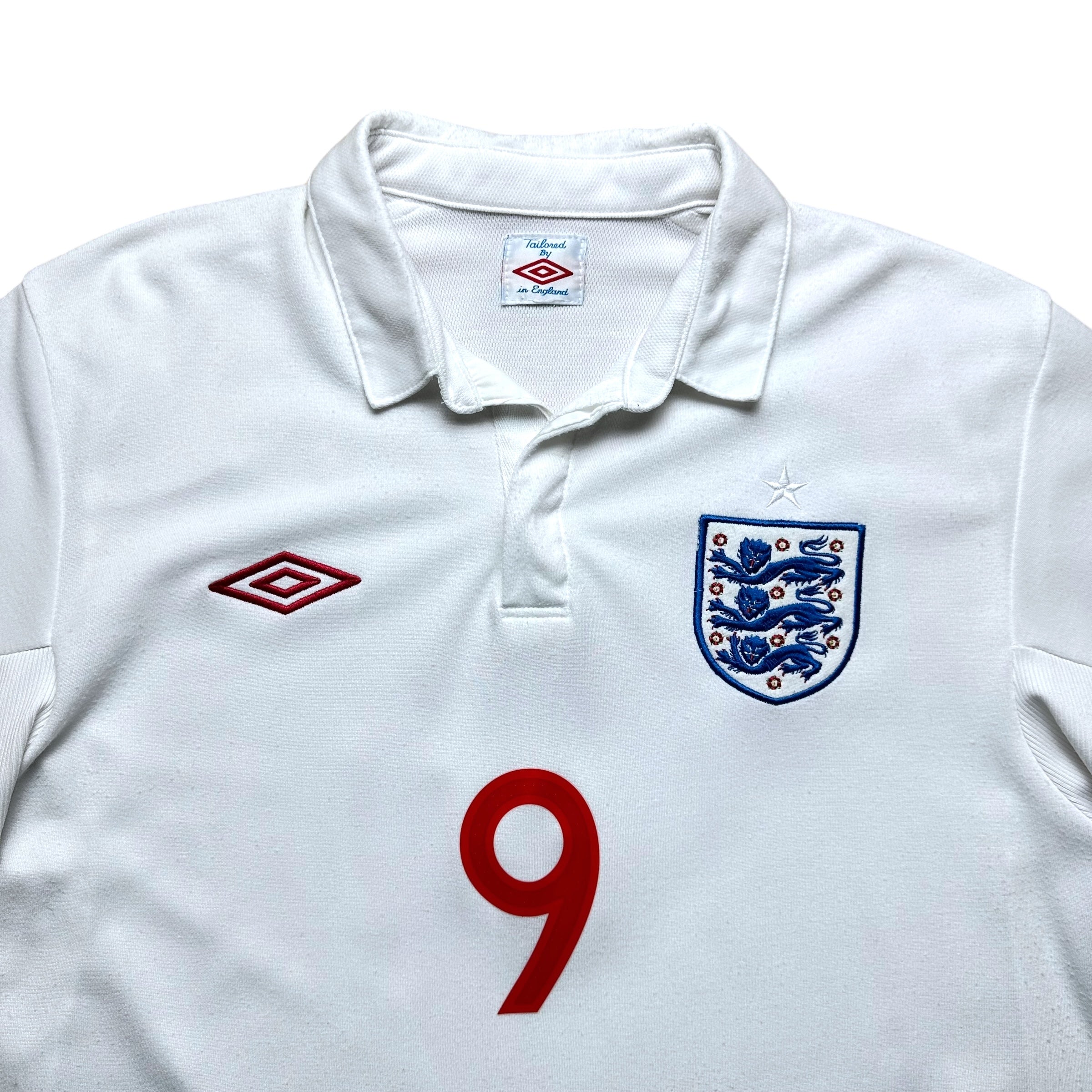 England 2010 Home Shirt (M) Rooney #9