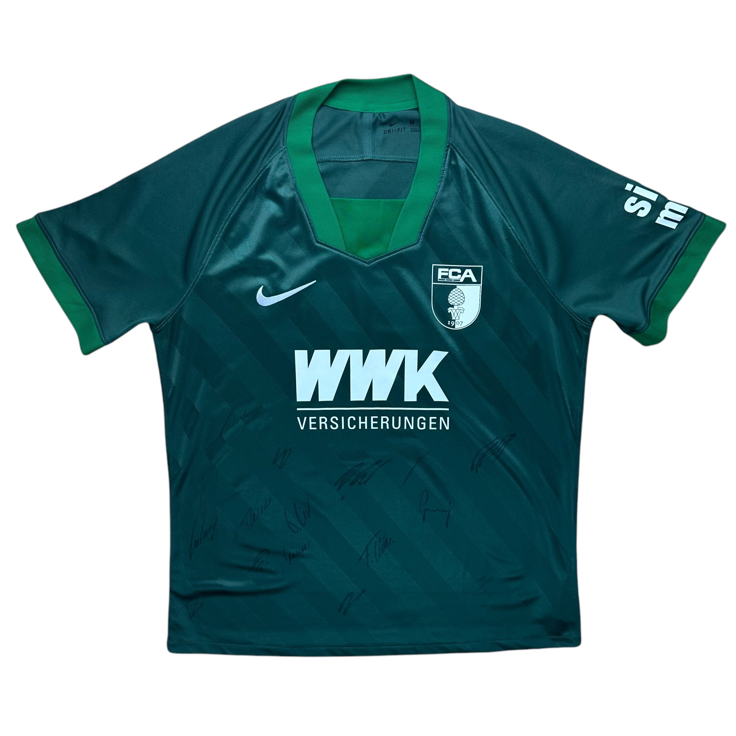 Augsburg 2020-21 Away Shirt (L) *Signed By Squad