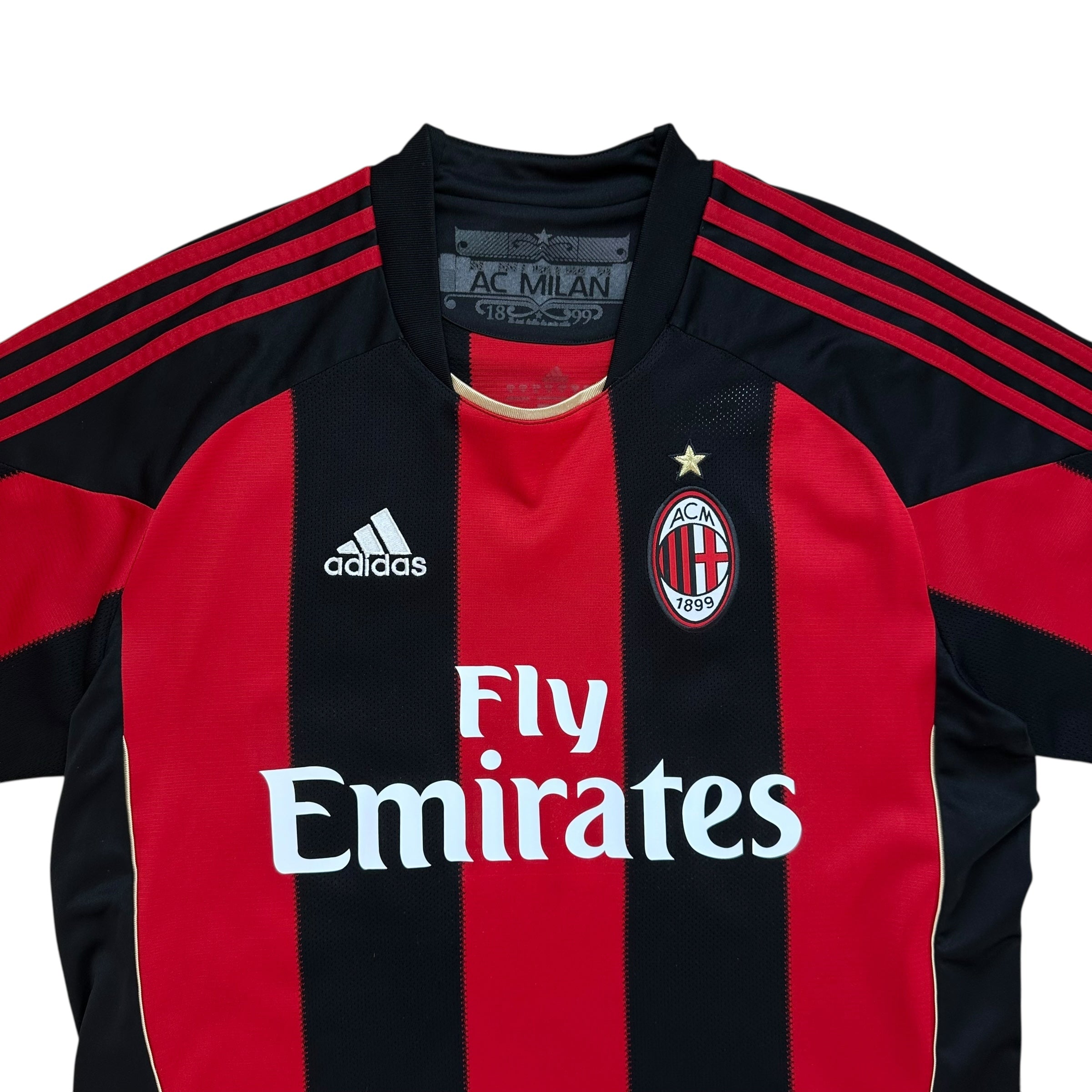 AC Milan 2010-11 Home Shirt (M) Ronaldinho #80
