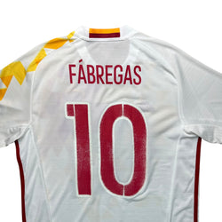 Spain 2016 Away Shirt (L) Fabregas #10