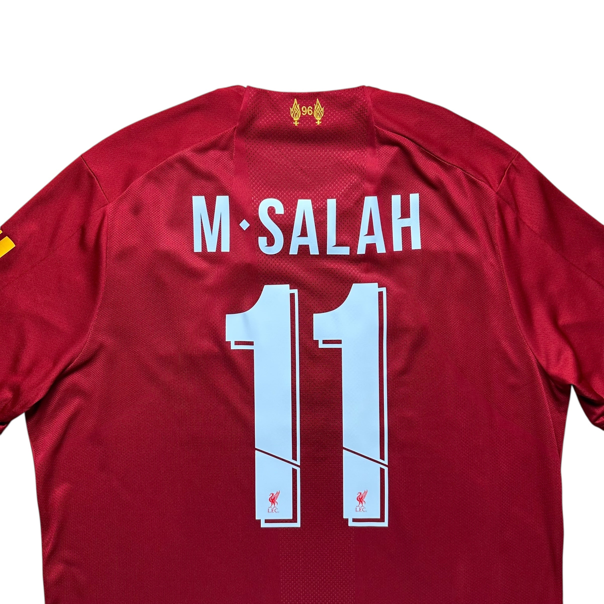Liverpool 2019-20 Home Shirt “Champions” Stitched (L) M.Salah #11