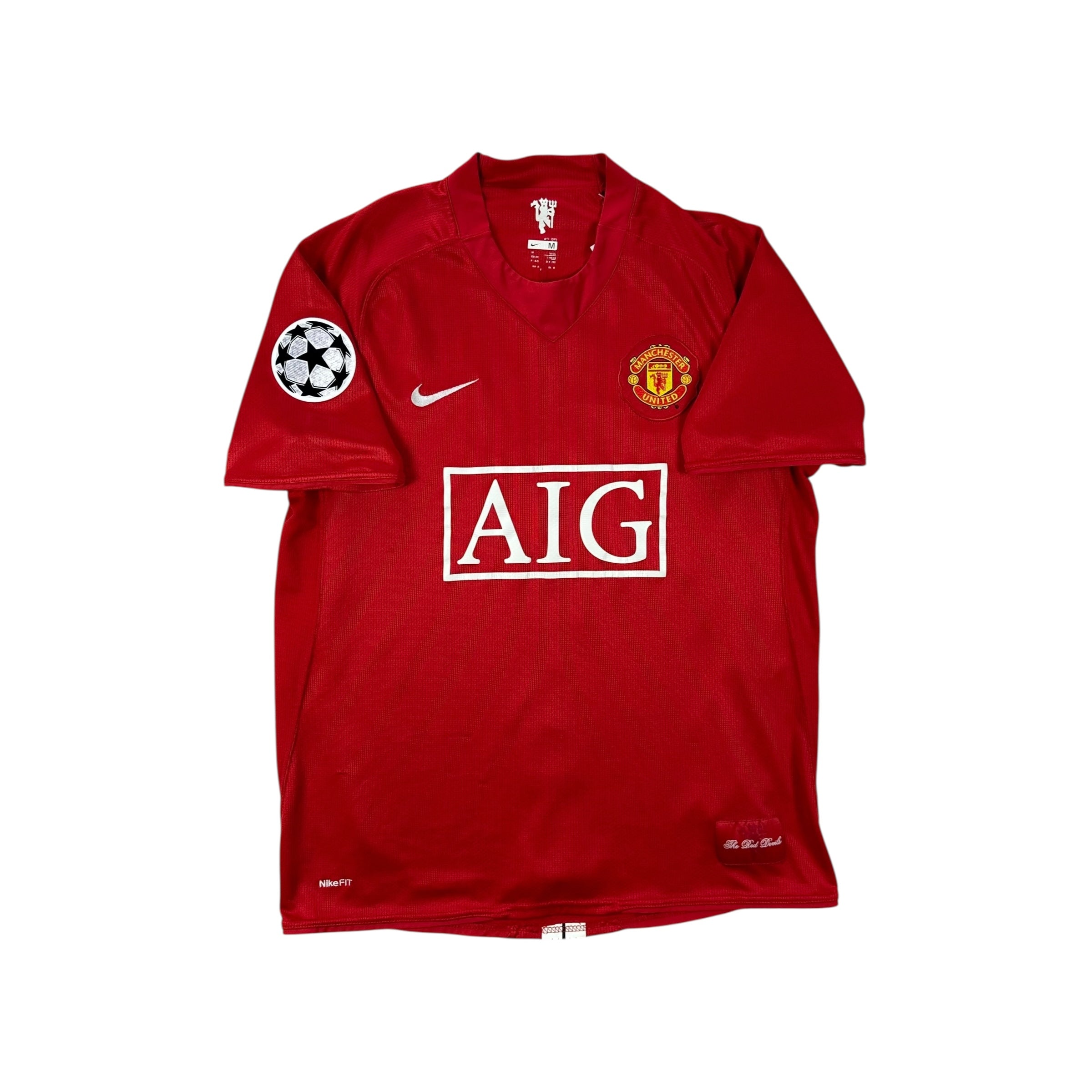 Manchester United 2007-08 Home Shirt (M) Ronaldo #7