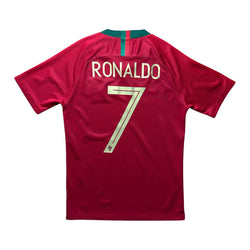 Portugal 2018 Home Shirt (S) Ronaldo #7