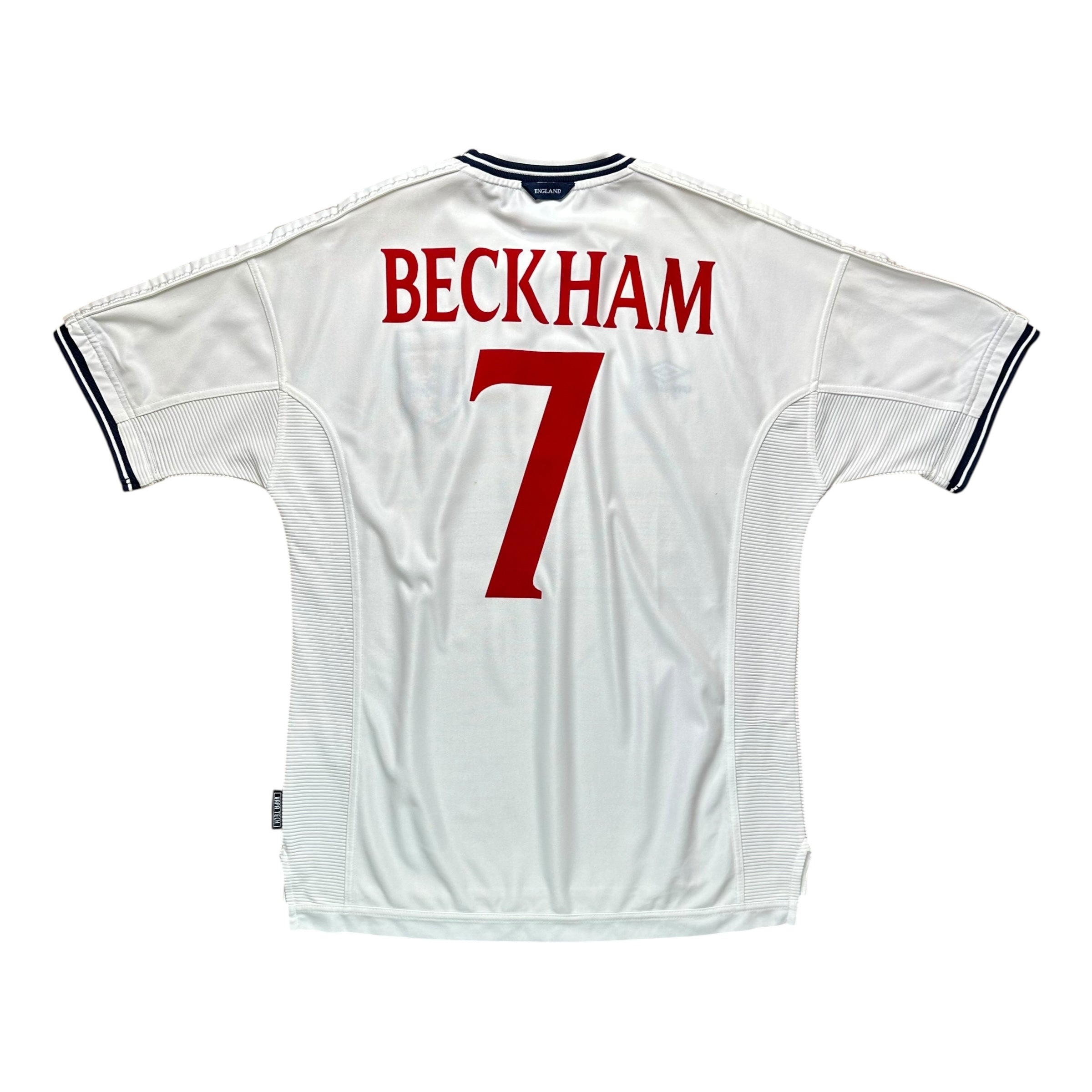 England 2000 Home Shirt (L) Beckham #7