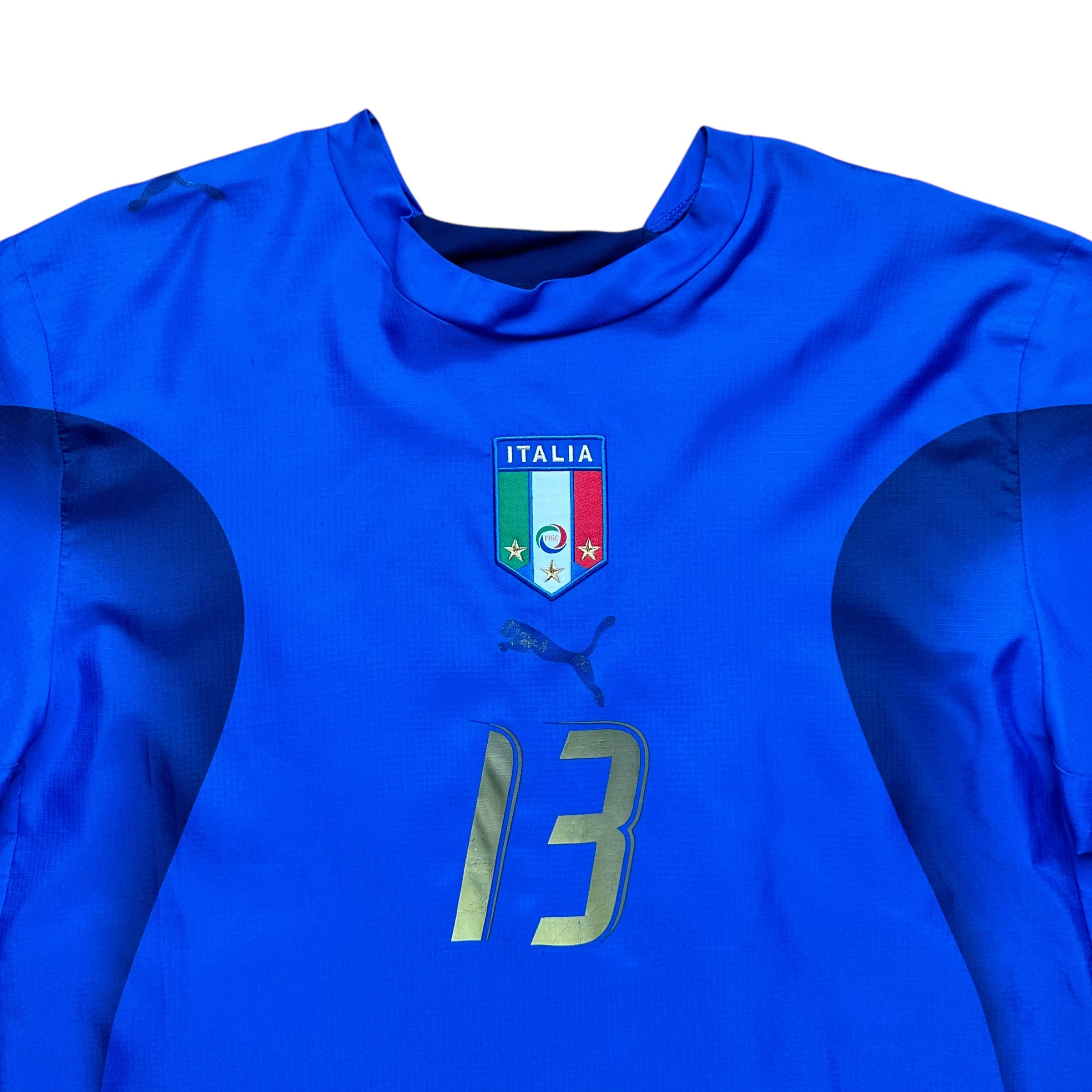 Italy 2006 Home Shirt (L) Nesta #13