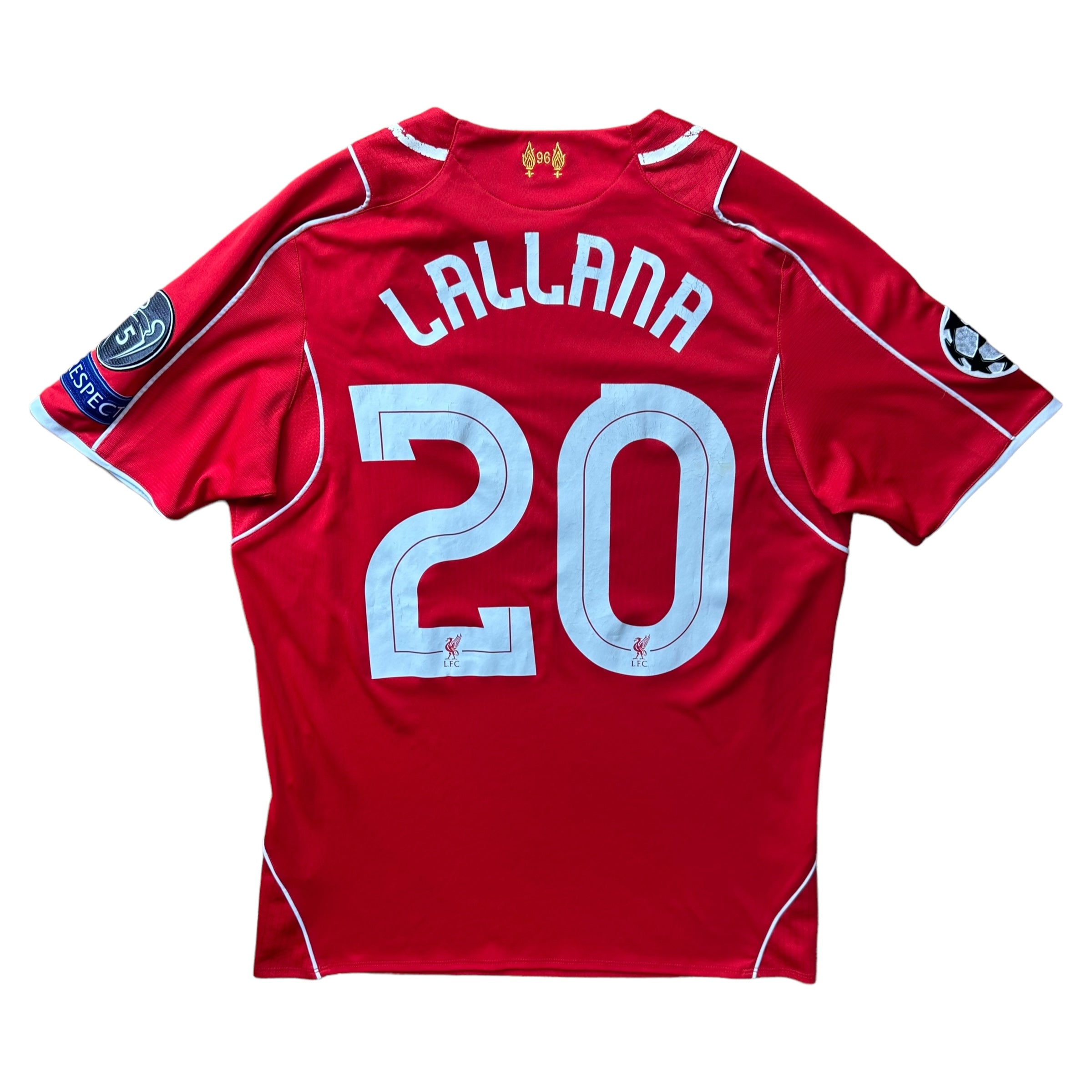 Liverpool 2014-15 Home Shirt (M) Lallana #20