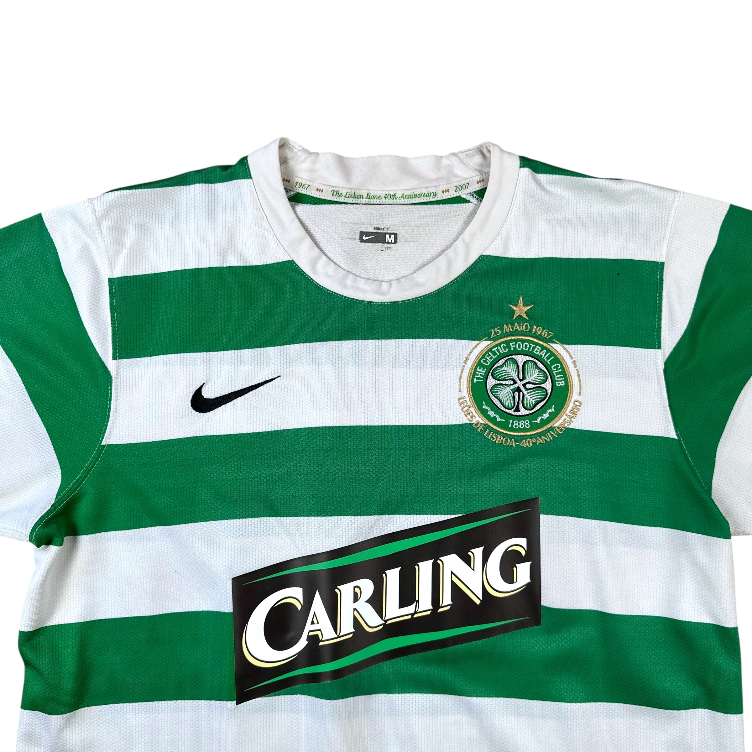 Celtic 2007-08 Home Shirt (M) Nakamura #25
