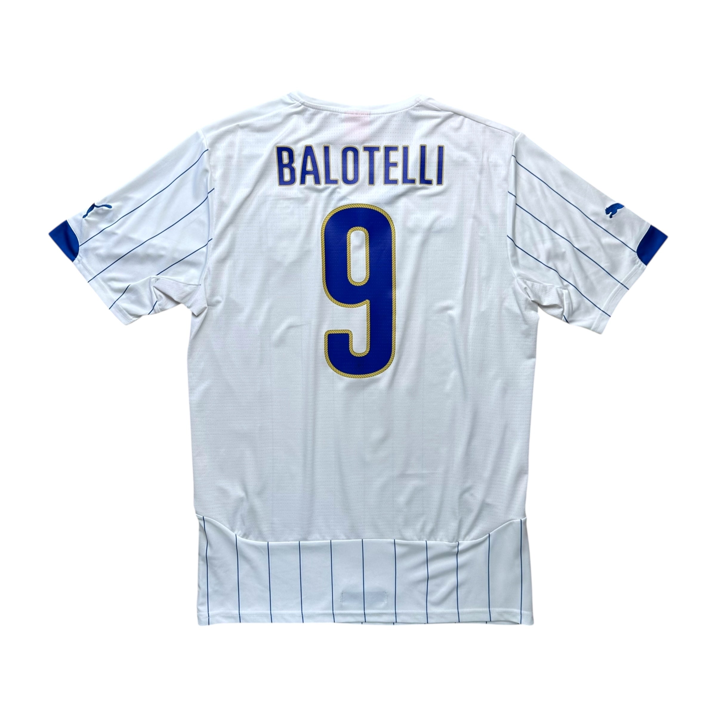 Italy 2014 Away Shirt (L) Balotelli #9