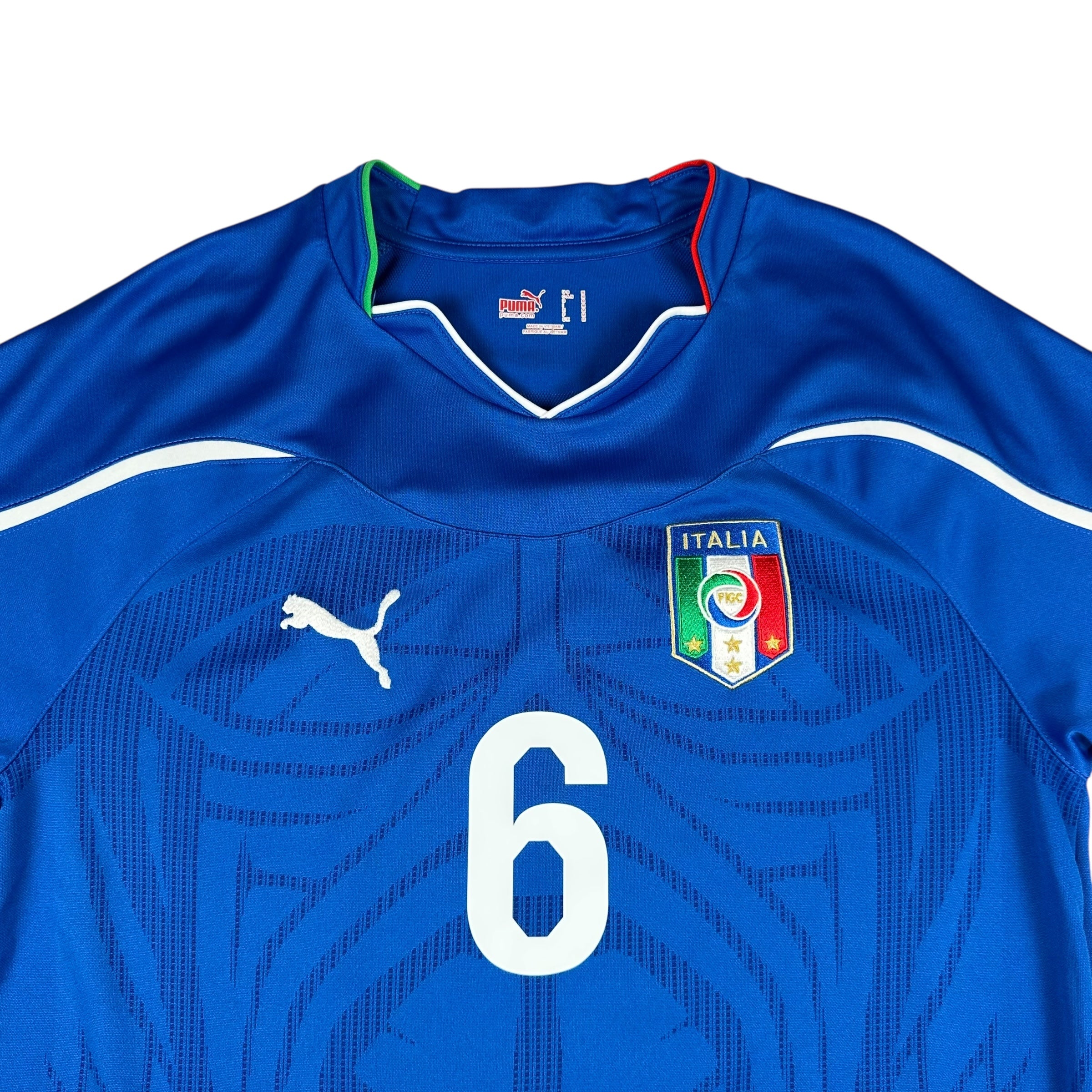 Italy 2010 Home Shirt (M) De Rossi #6