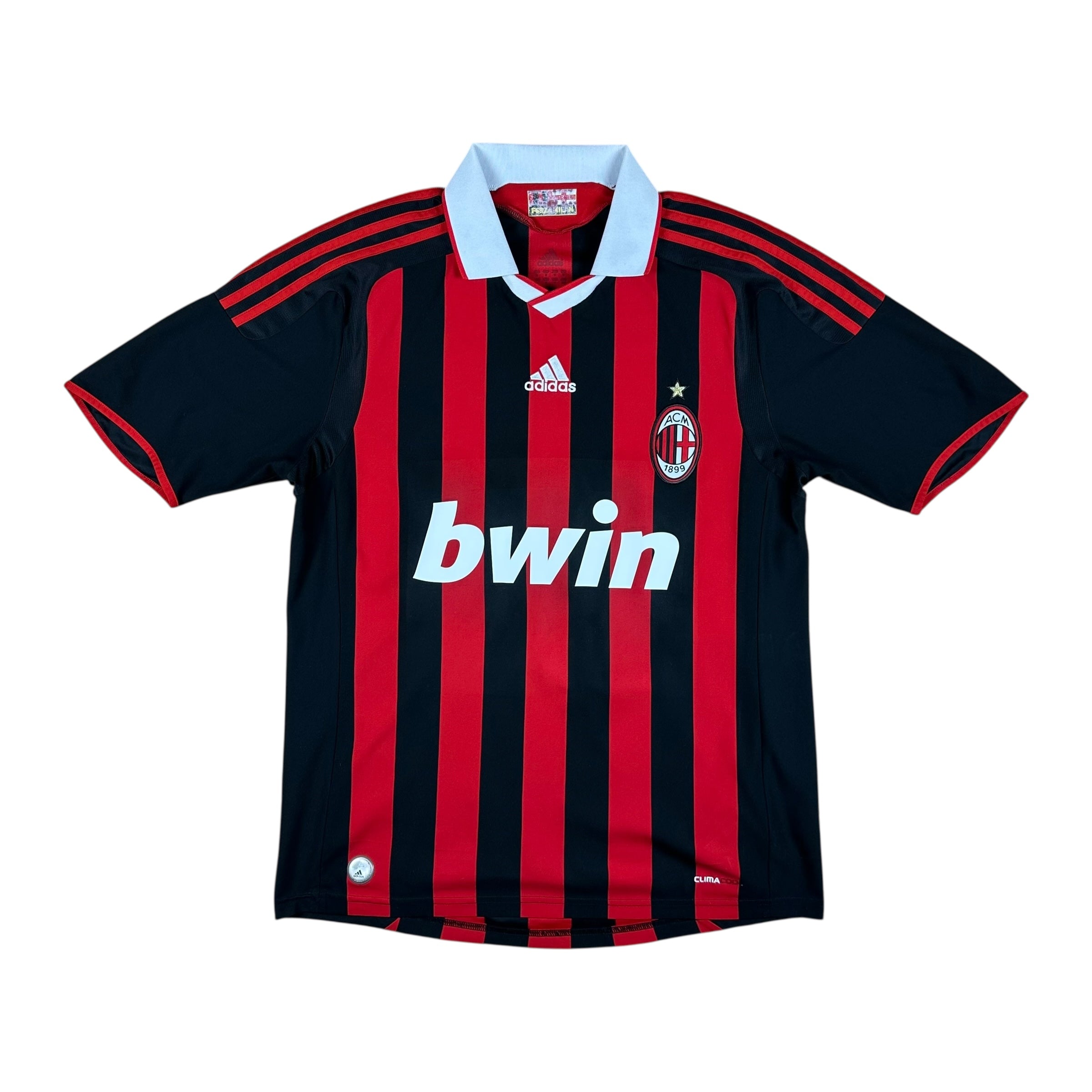 AC Milan 2009-10 Home Shirt (M) Ronaldinho #80