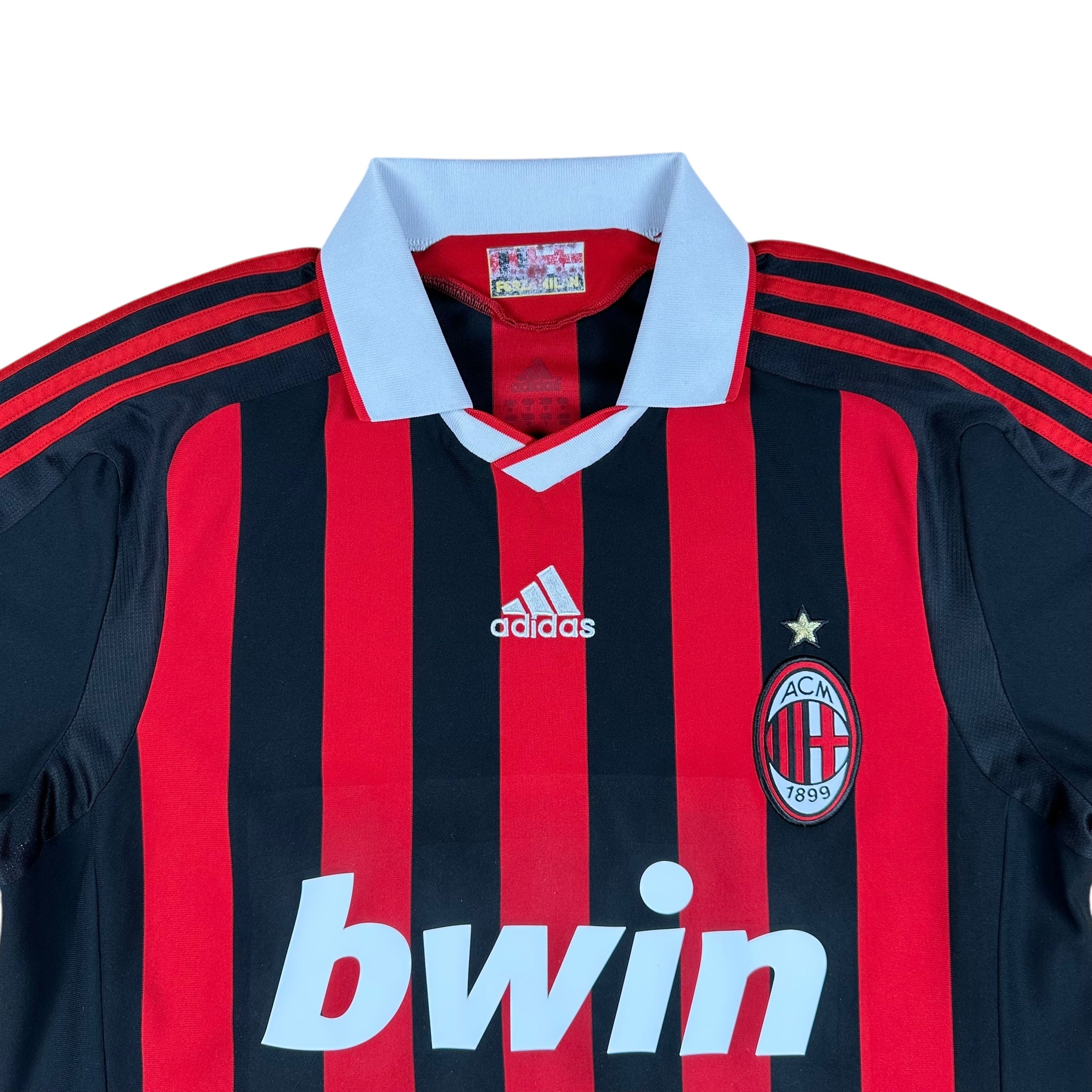 AC Milan 2009-10 Home Shirt (M) Ronaldinho #80