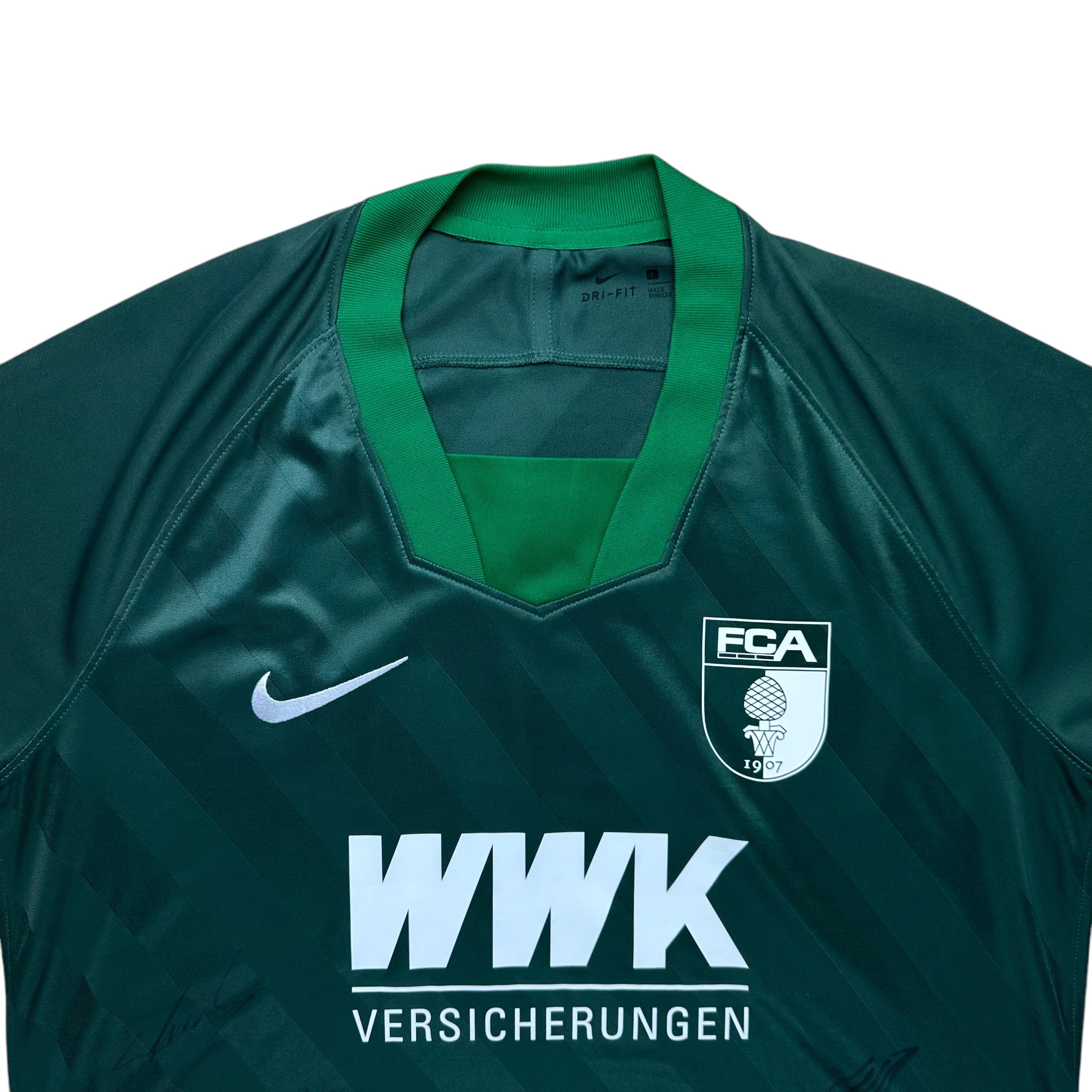 Augsburg 2020-21 Away Shirt (L) *Signed By Squad