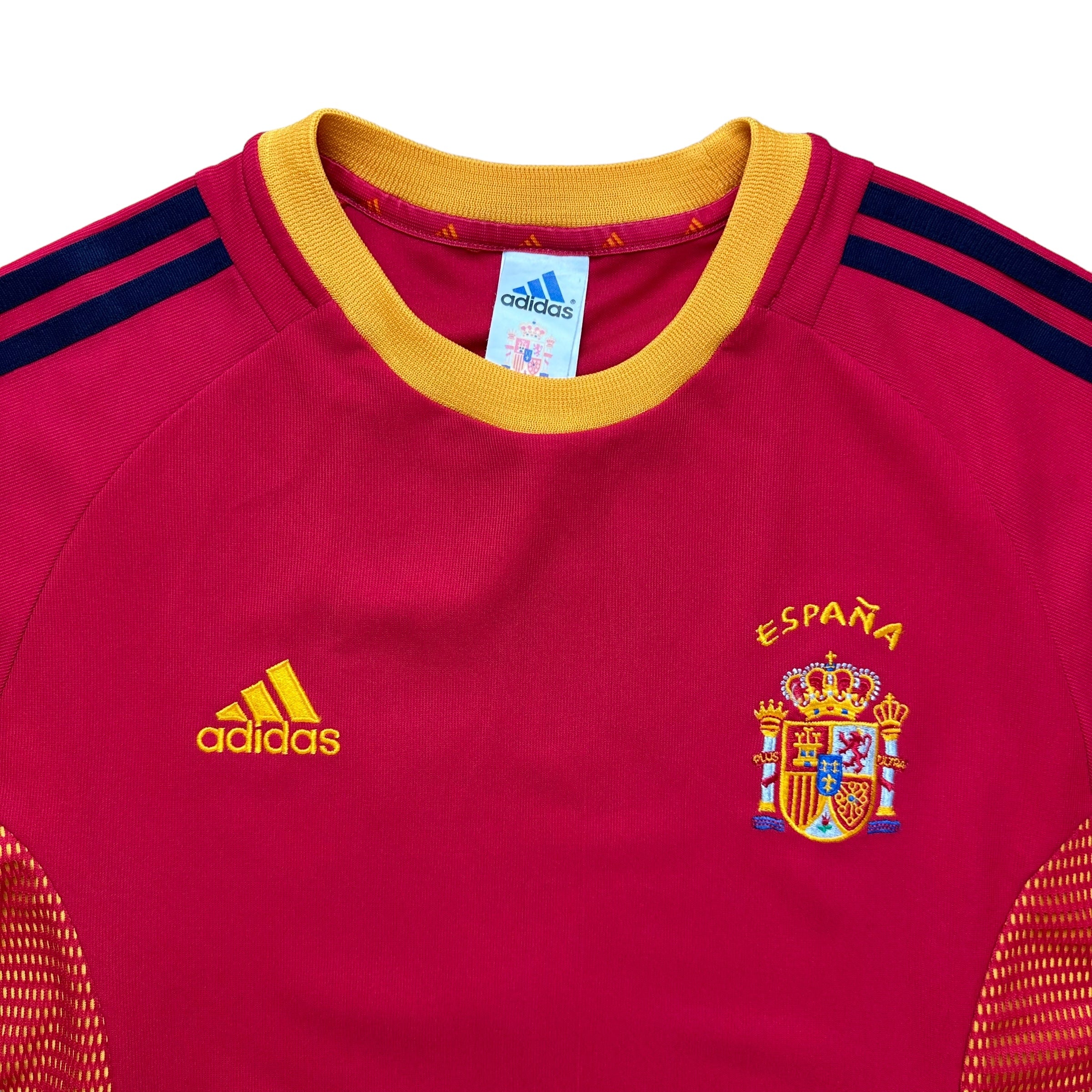 Spain 2002 Home Shirt (M) Raul #9