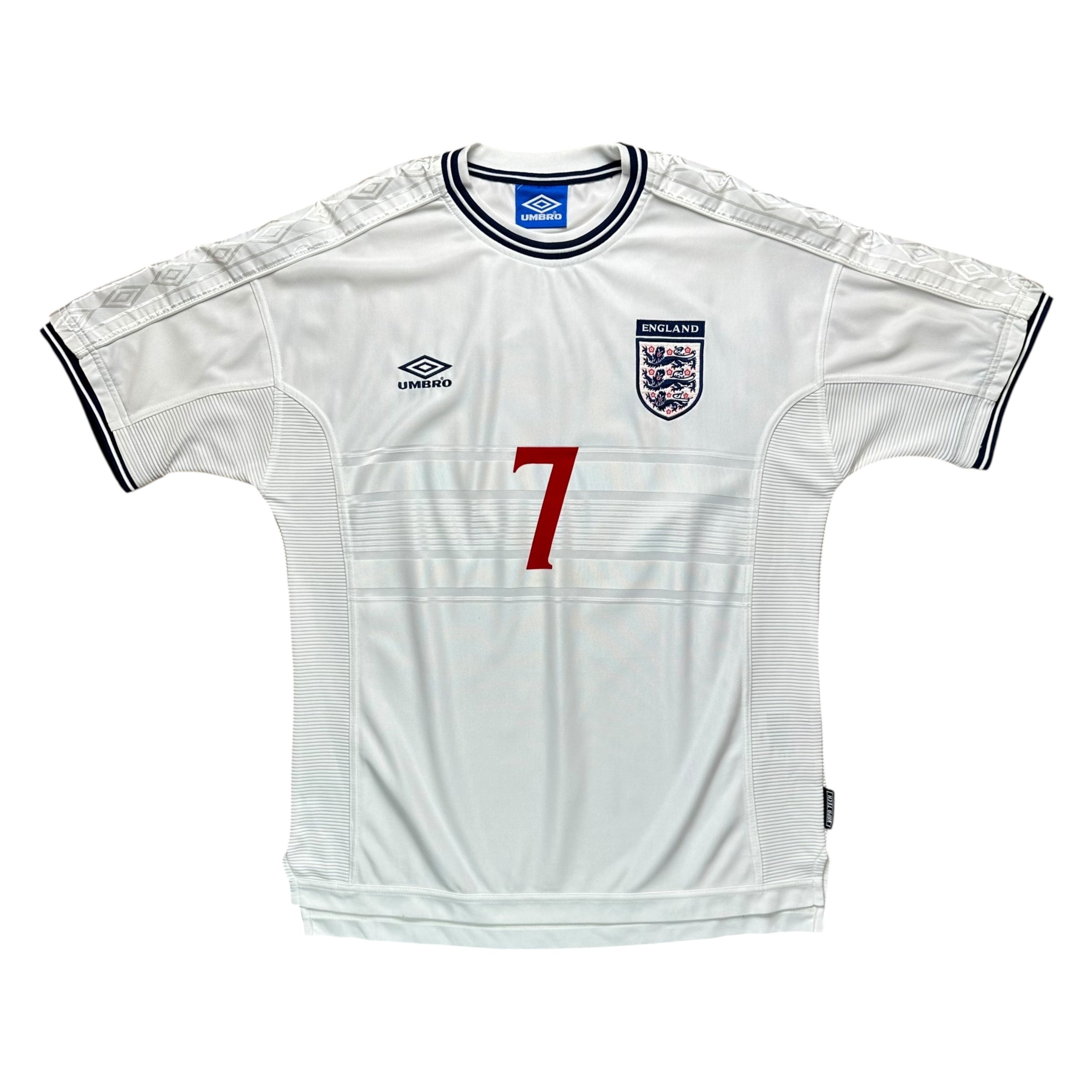 England 2000 Home Shirt (L) Beckham #7