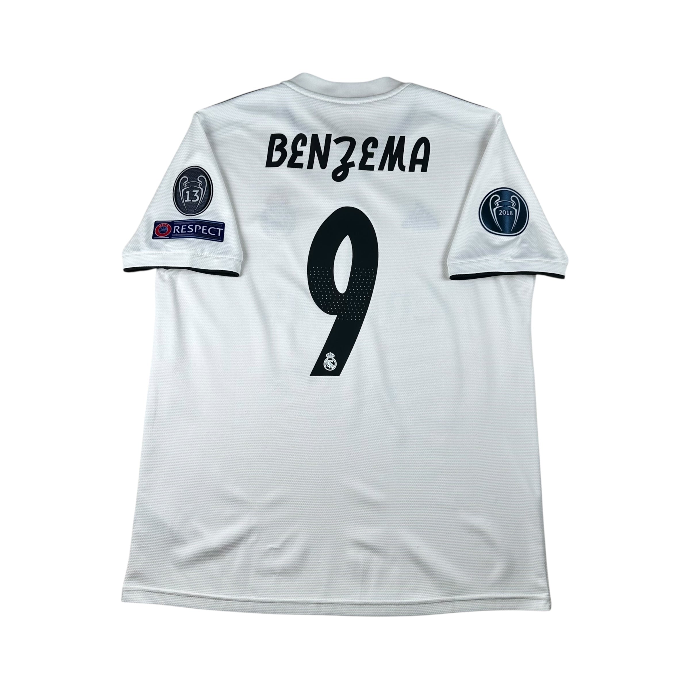 Real Madrid 2018-19 Home Shirt (L) Benzema #9