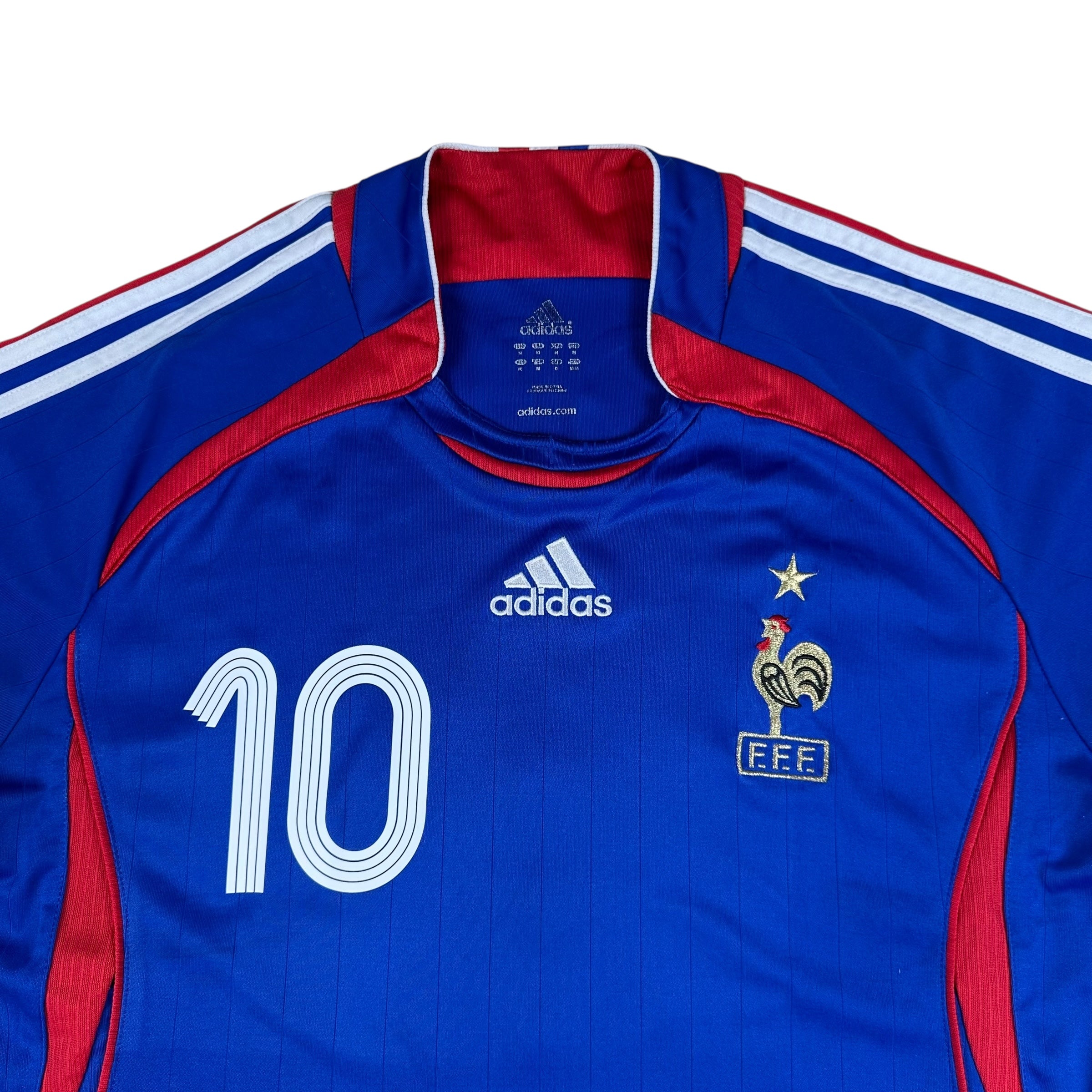 France 2006 Home Shirt (M) Zidane #10