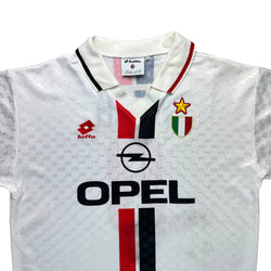 Ac Milan 1996-97 Away * Player Issue* Shirt (XL) Weah #9