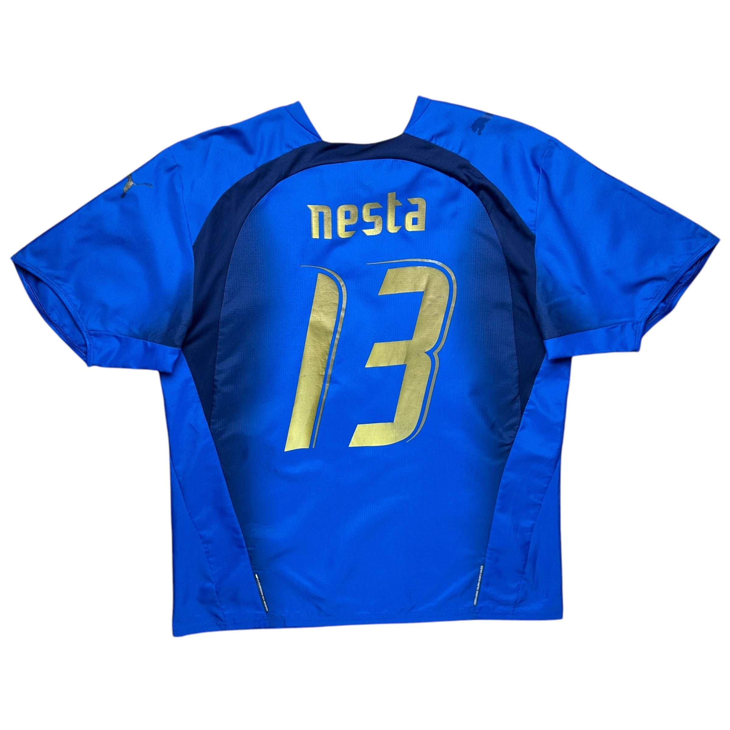 Italy 2006 Home Shirt (L) Nesta #13