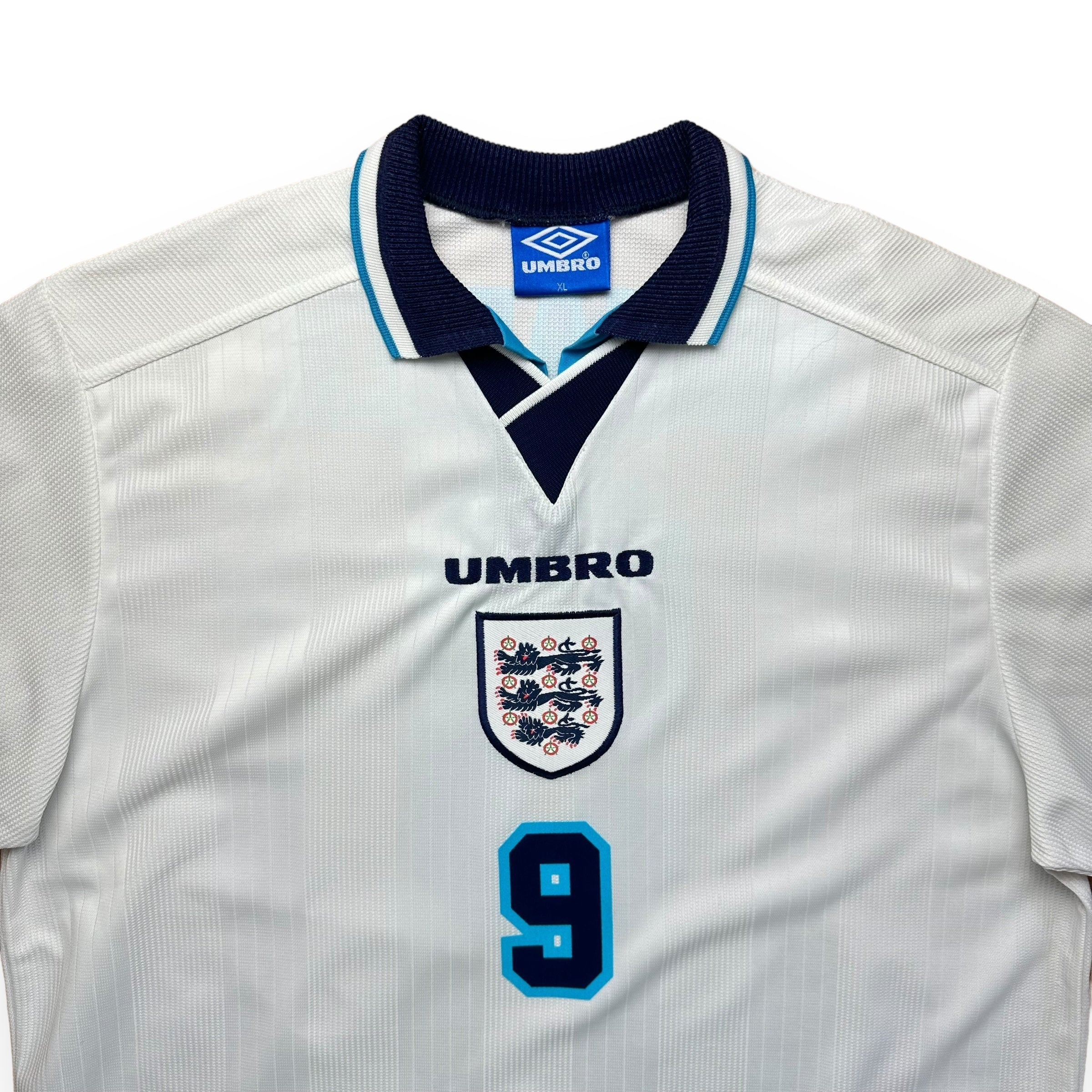 England 1996 Home Shirt (XL) Shearer #9