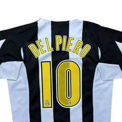 Juventus 2004-05 Home Shirt (M) Del Piero #10