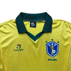 Brazil 1986 Home Shirt (L) Socrates #18