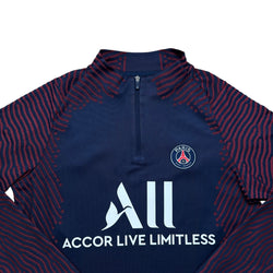 PSG 2020-21 Vapor-Knit 1/4 Zip Training Sweatshirt (M)