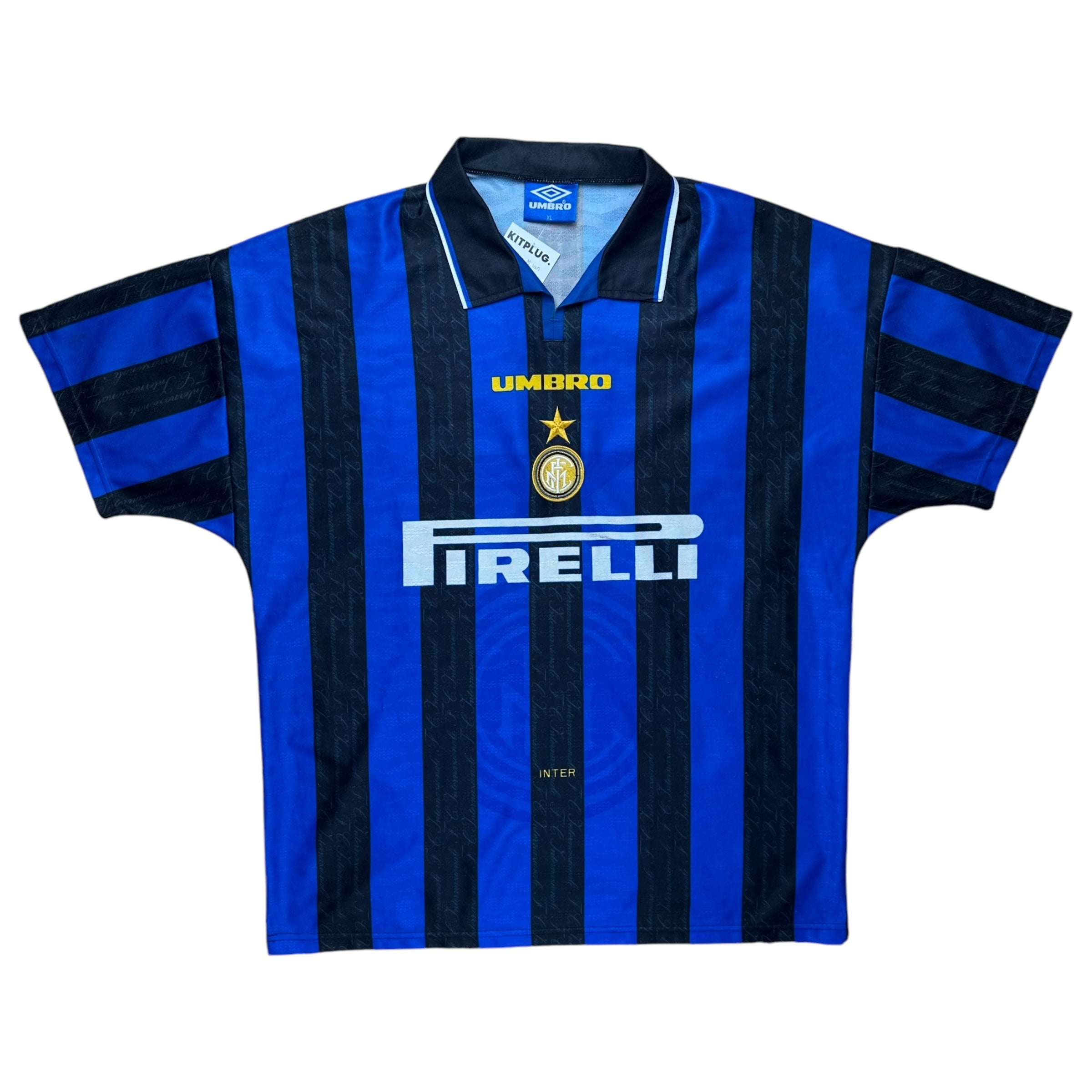 Inter Milan 1996-97 Home Shirt (XL) Ronaldo #10