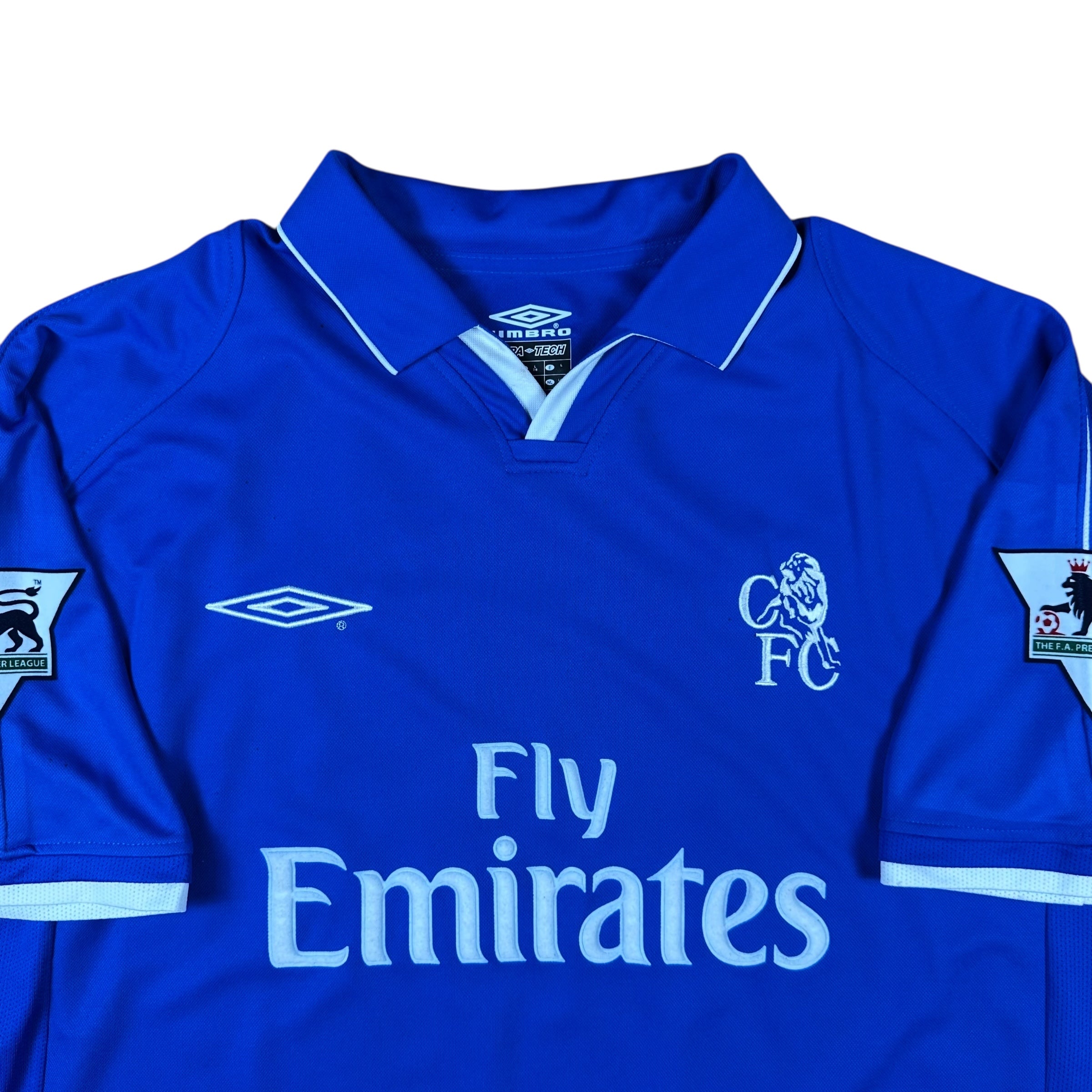 Chelsea 2001-03 Home Shirt (L) Zola #25