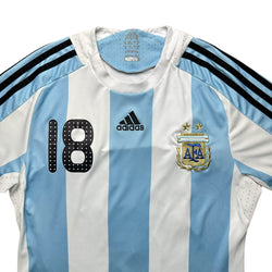 Argentina 2008 Home Shirt (S) Messi #18